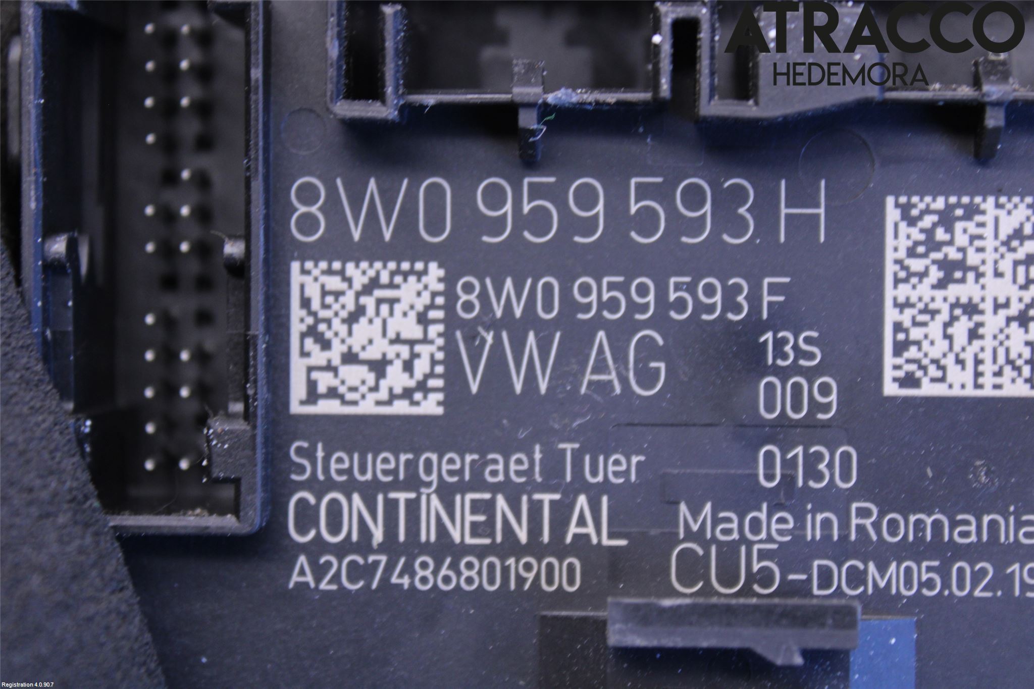 Audi A4/S4 B9 20- Styrenhet Dörr