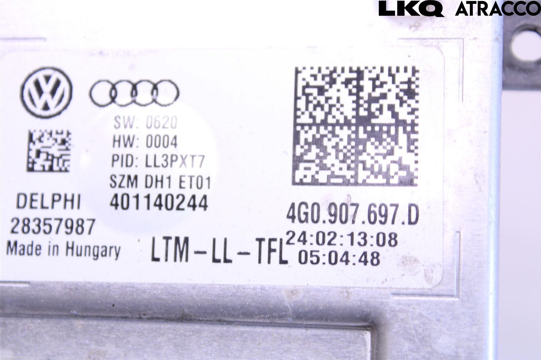 Audi A4 12-15 Styrenhet Strålkastare