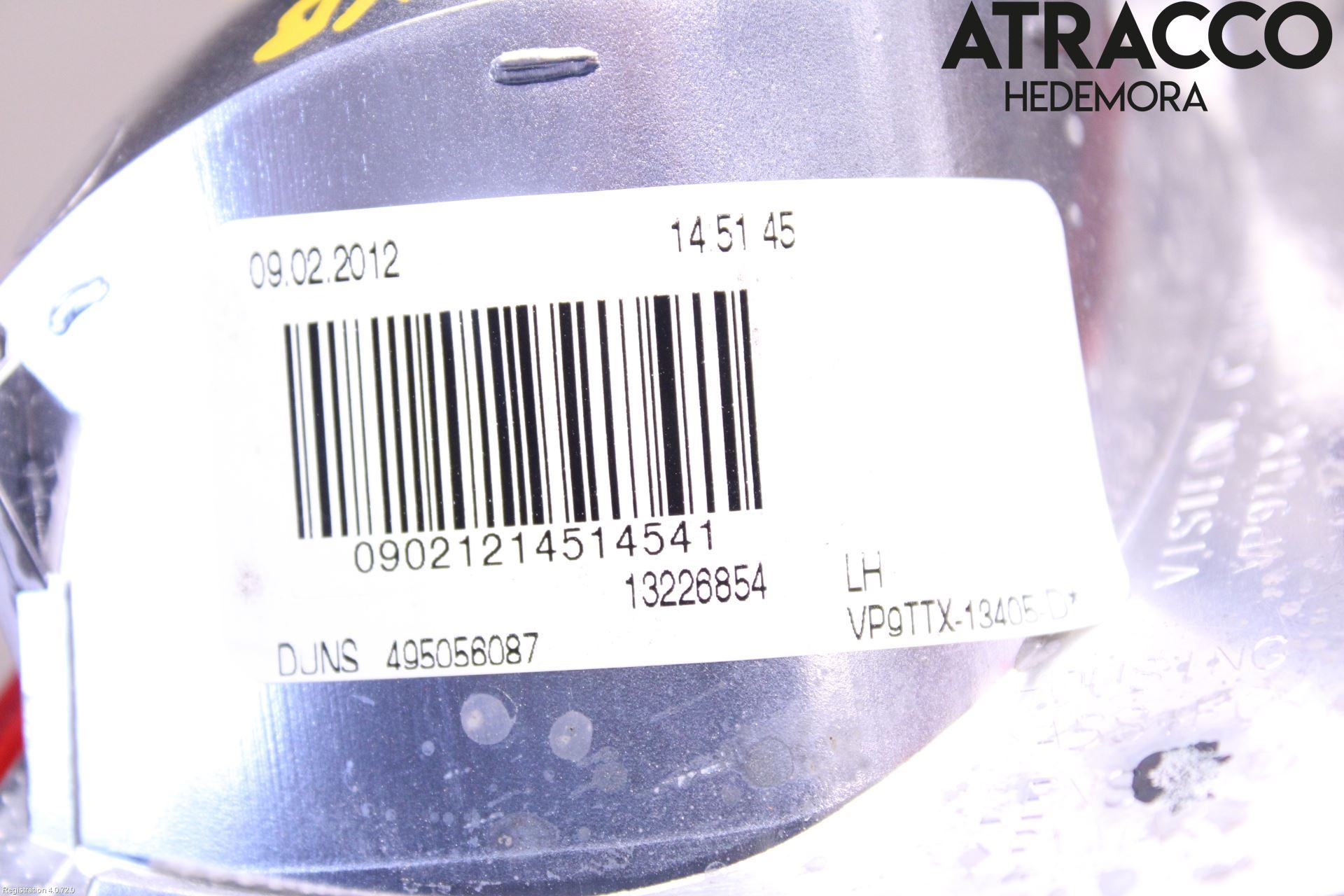 Opel INSIGNIA 09-16 Bakljus Vänster