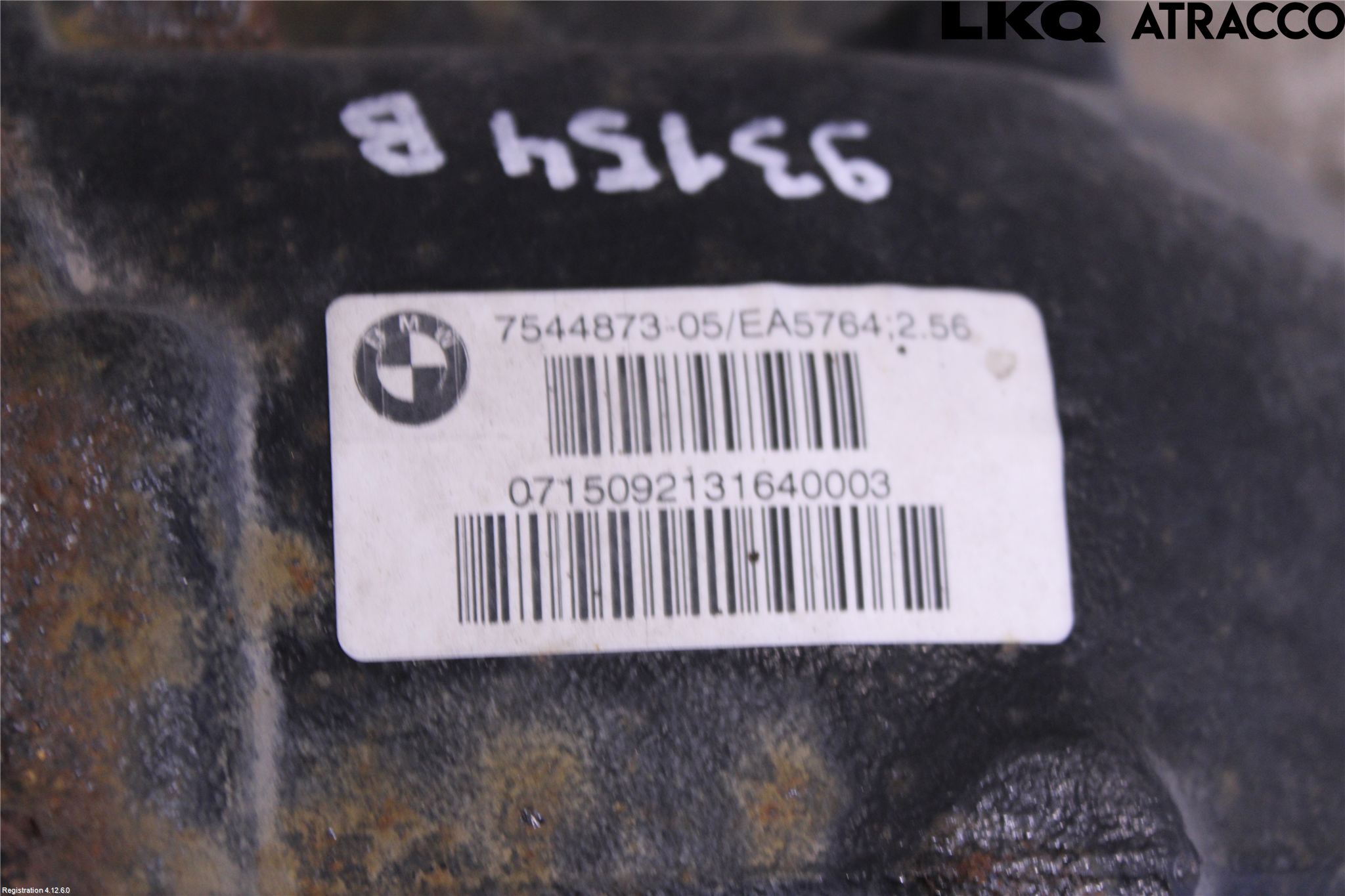 BMW 4 F32/F33/F82/F83 13-20 Bakväxel-Diff