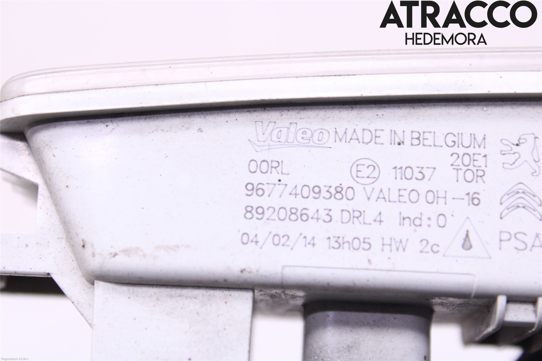 Peugeot PARTNER 08-15 Positionsljus Fram Hö