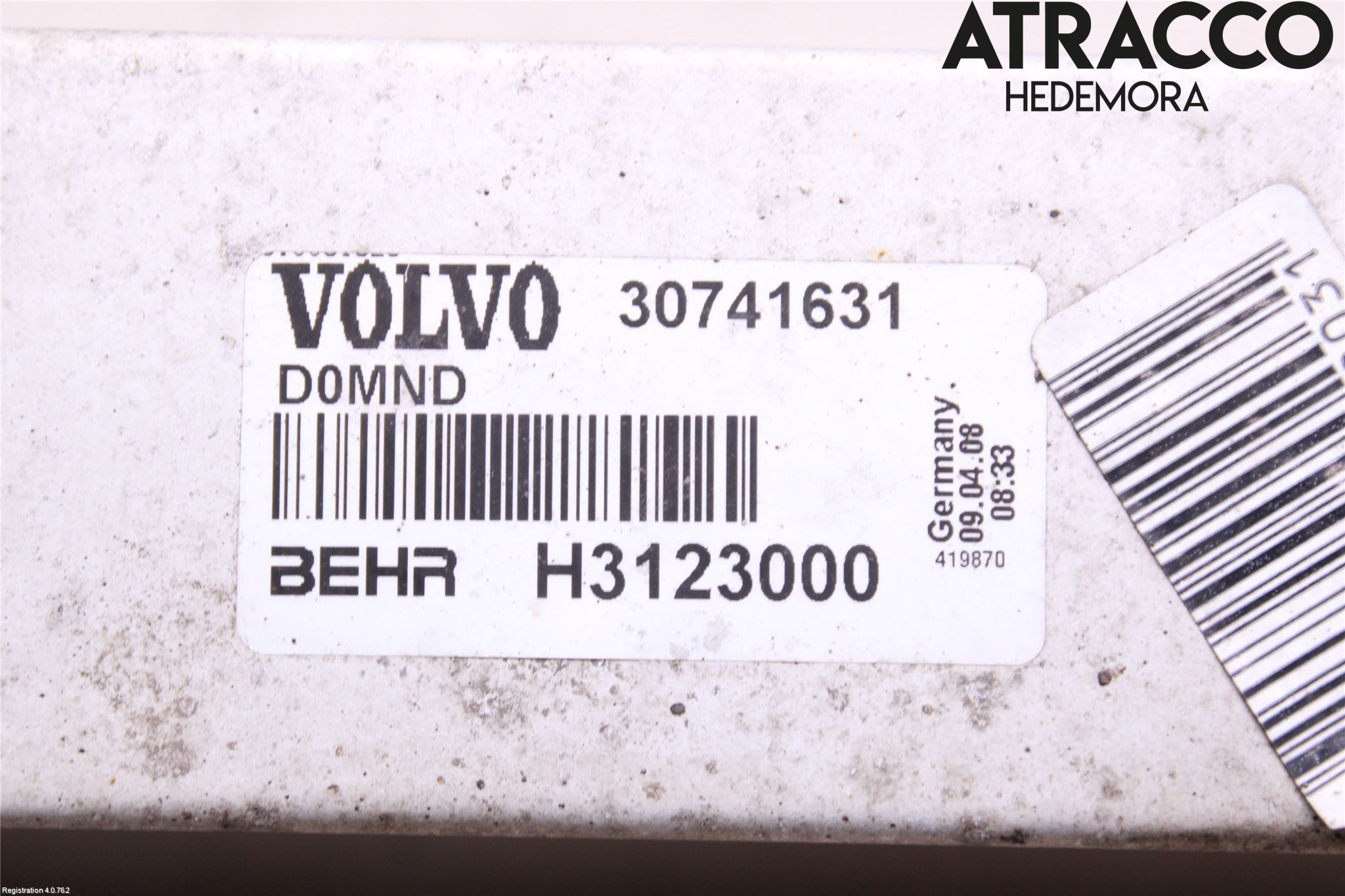 Volvo V50 08-12 Laddluft-Intercooler Kyl