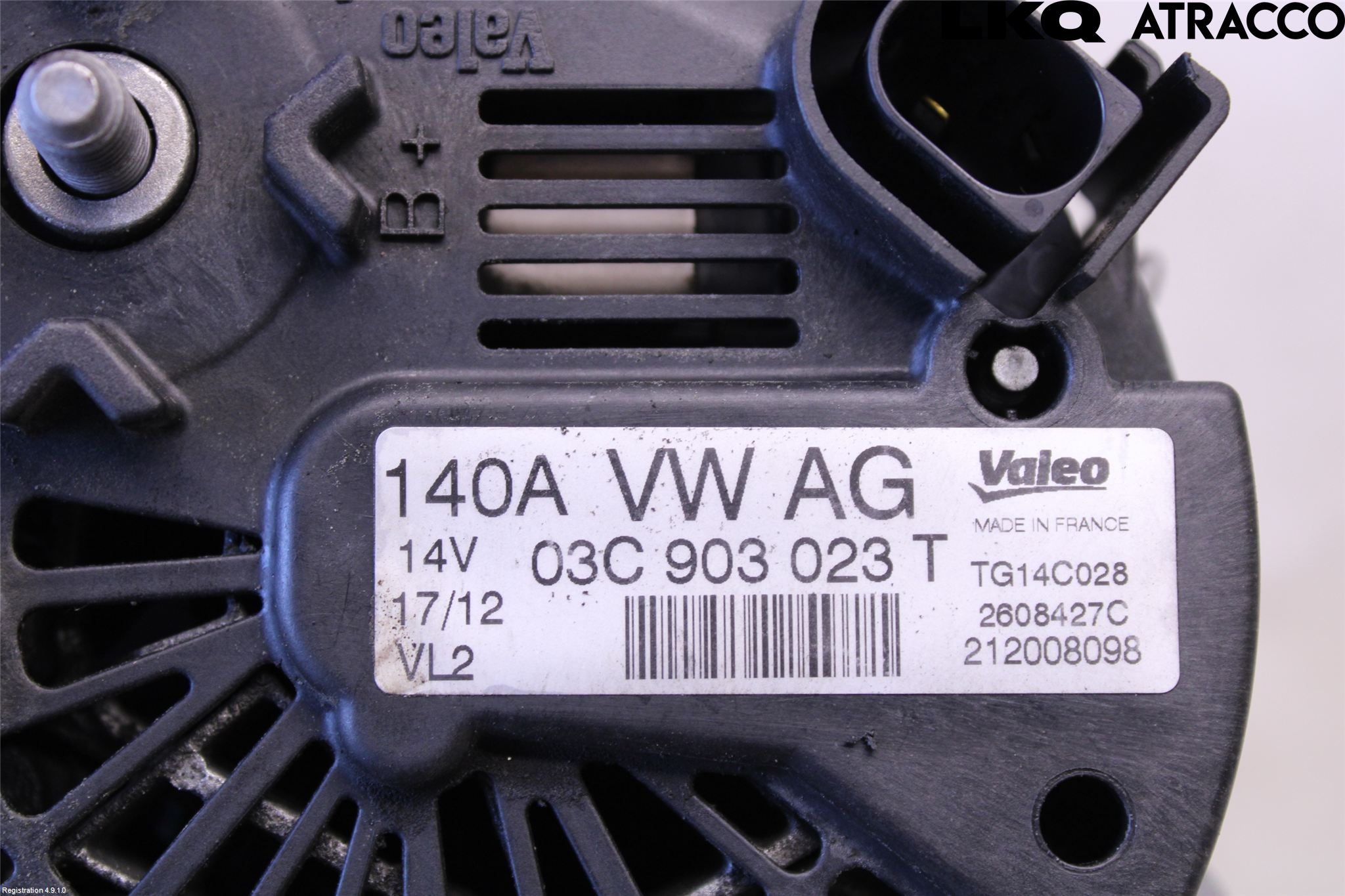 Volkswagen VW PASSAT 11-14 Generator