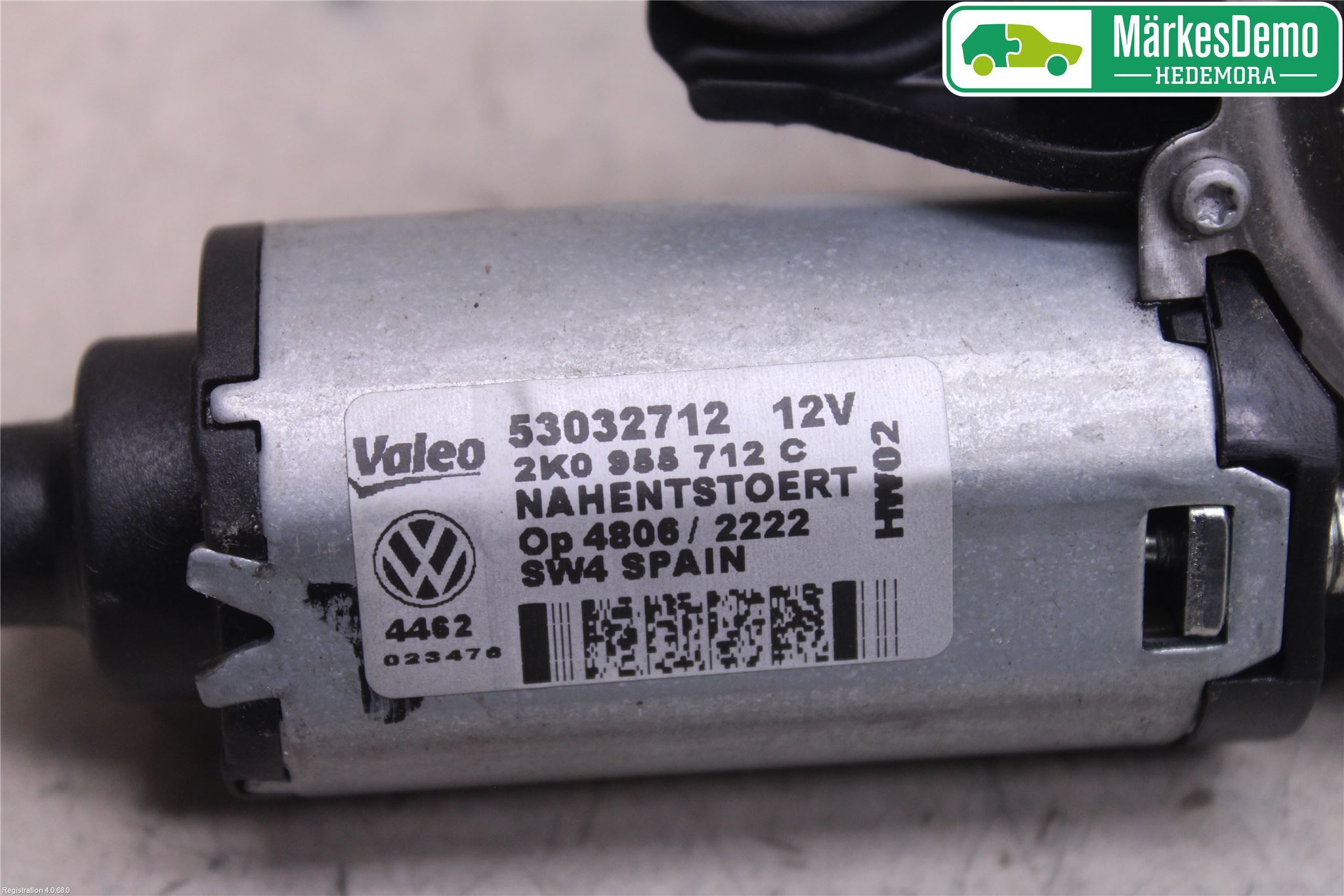 Volkswagen VW CADDY 11-15 Torkarmotor Baklucka