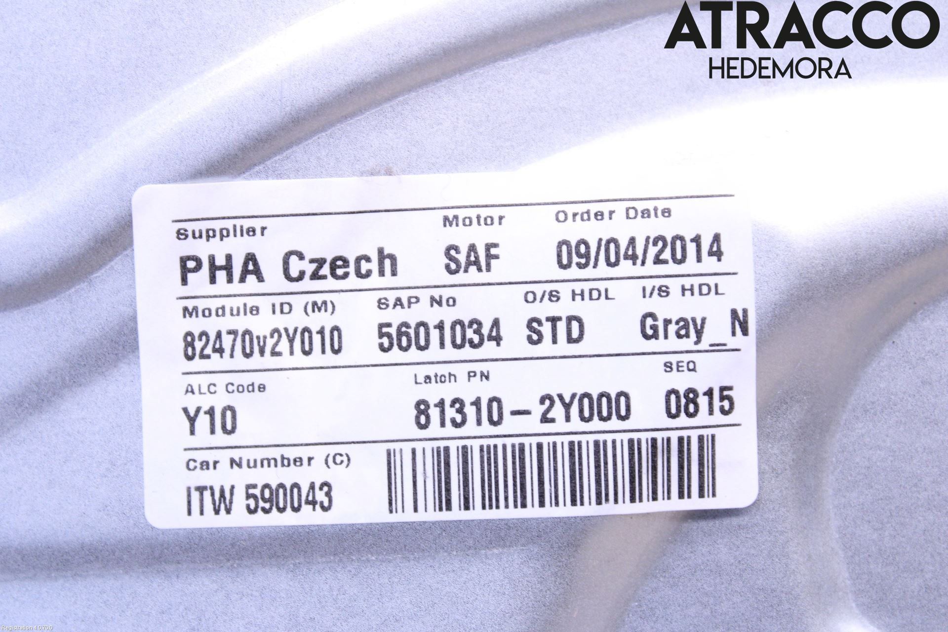 Hyundai ix35 Fönsterhiss El Kompl