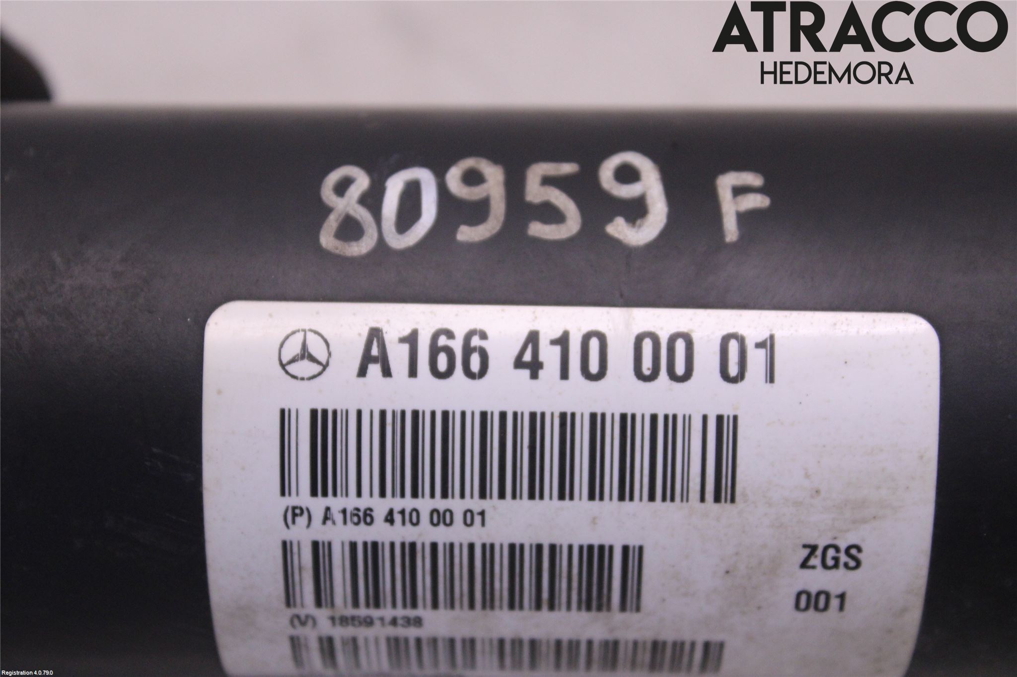Mercedes-Benz MB GL/GLS-KLASS (X166) 12-19 Mellanaxel Främre 4Wd