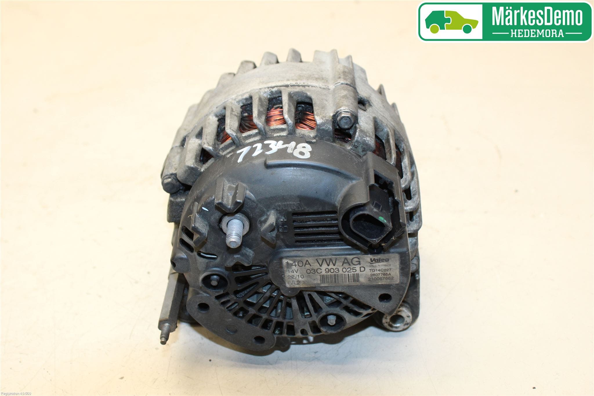 Volkswagen VW GOLF VI 09-13 Generator