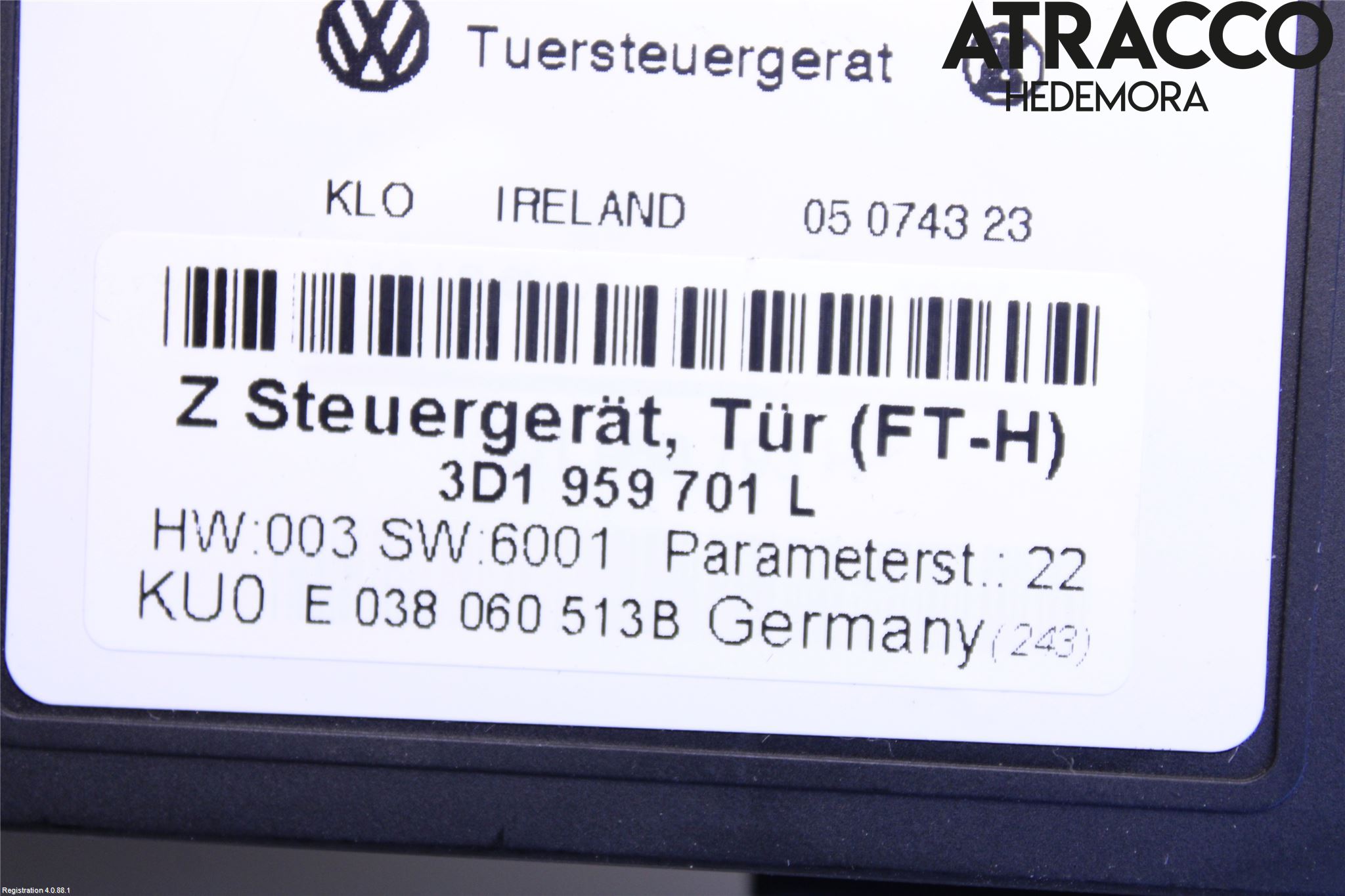 Volkswagen VW PHAETON Fönsterhissmotor