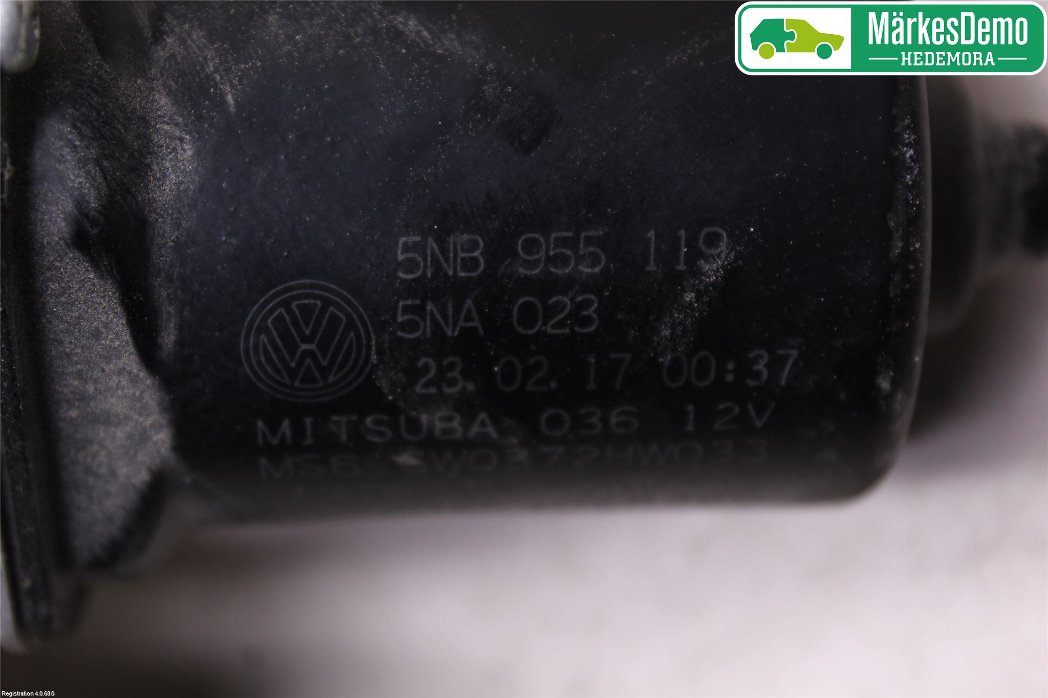 Volkswagen VW TIGUAN 16-24 Torkarmotor Vindruta