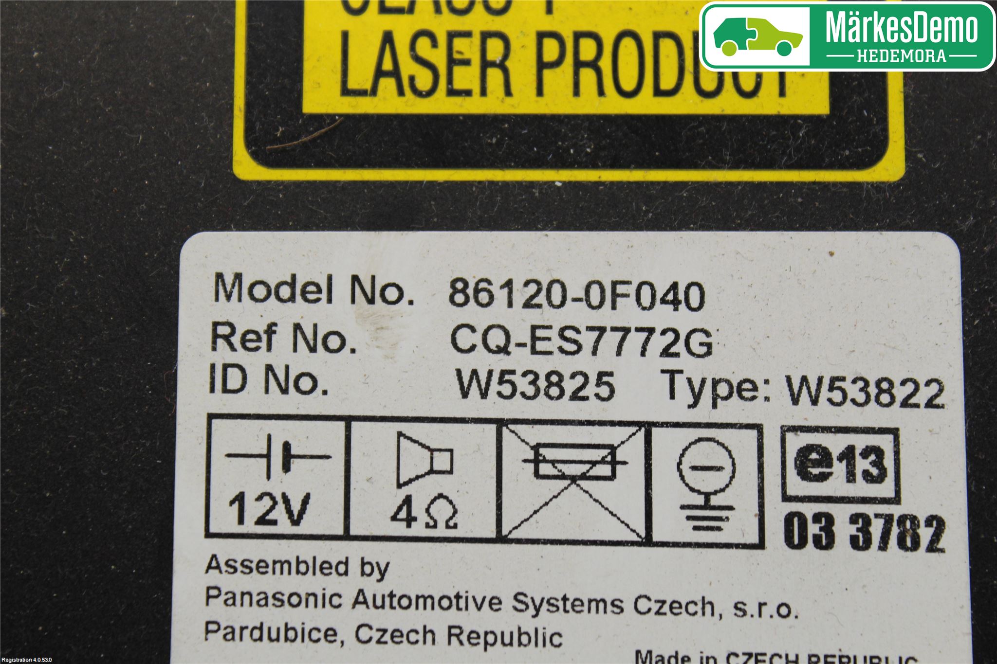 Toyota COROLLA VERSO 08-09 Cd Radio - Multimediapanel
