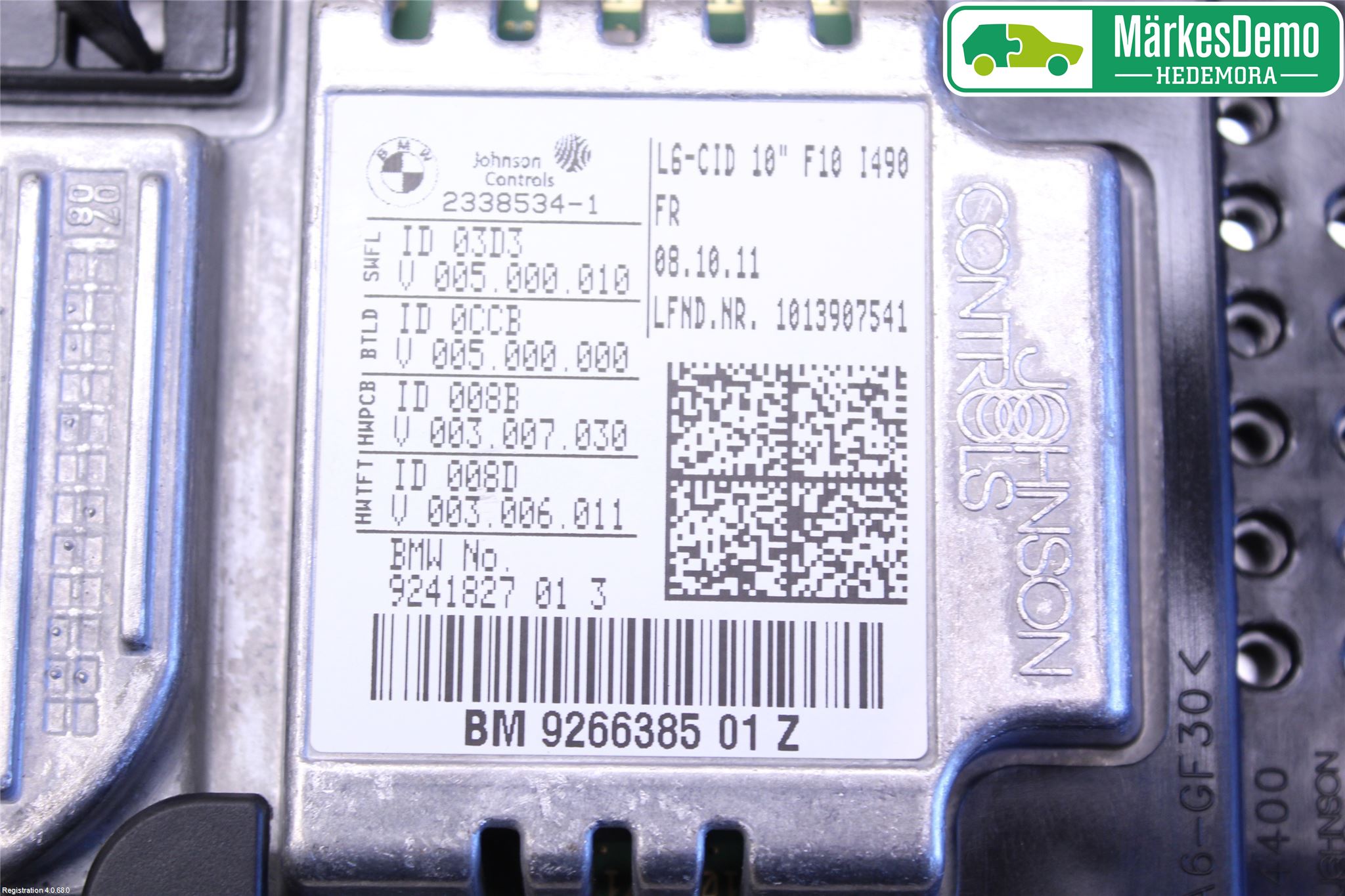 BMW 5 F10/F11/F18 09-17 Multifunktionsdisplay