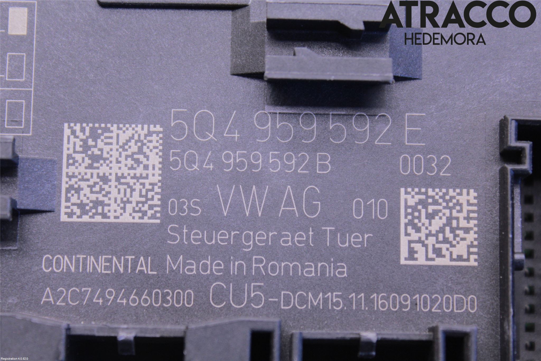 Skoda SUPERB 16-24 Styrenhet Dörr