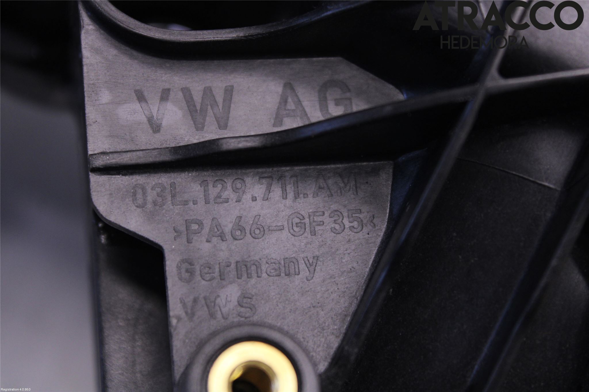 Volkswagen VW SCIROCCO 09-17 Grenrör Insug