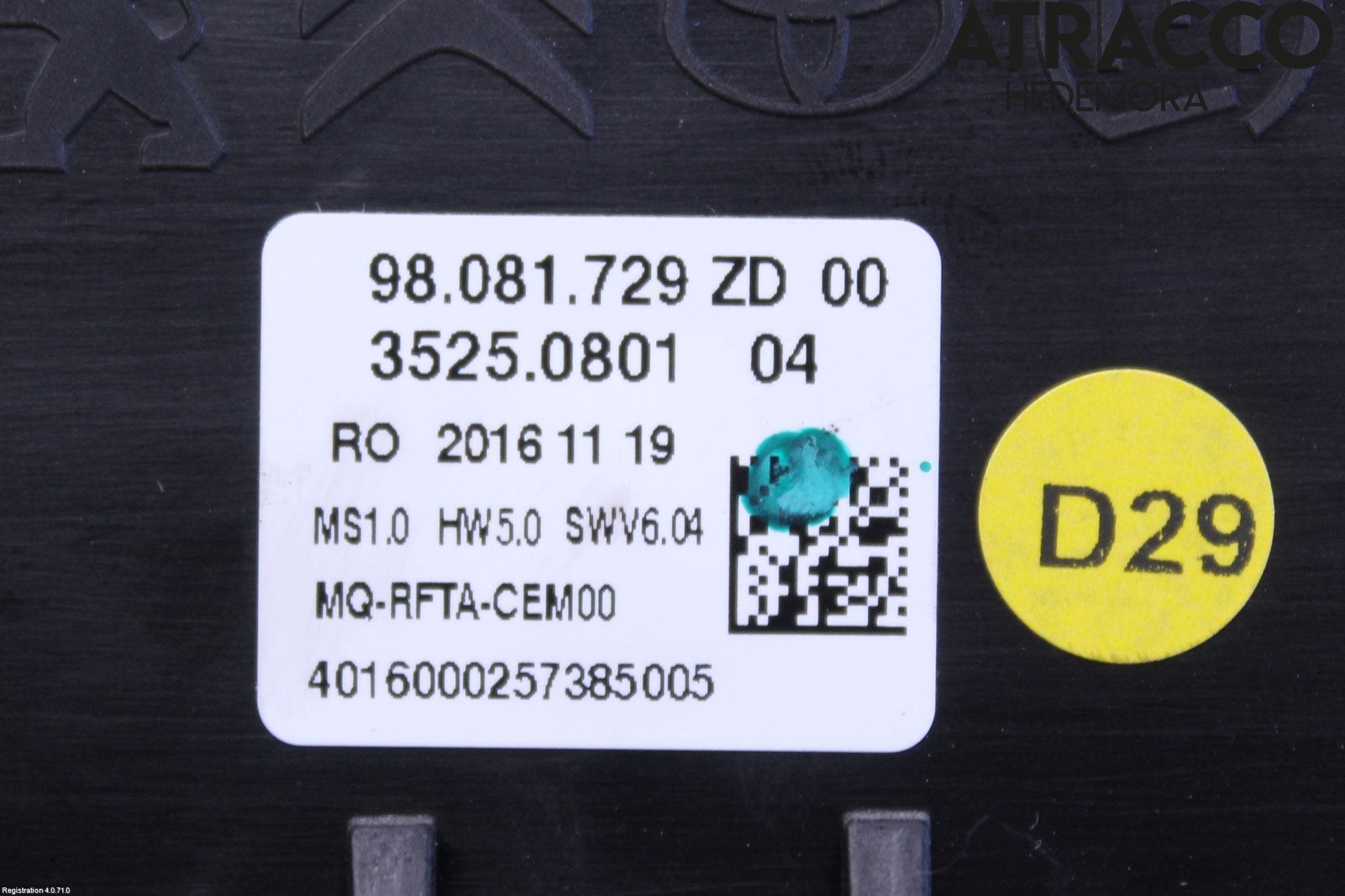 Peugeot EXPERT/E-EXPERT 17- Ac Styrenhet Ac Manöveren