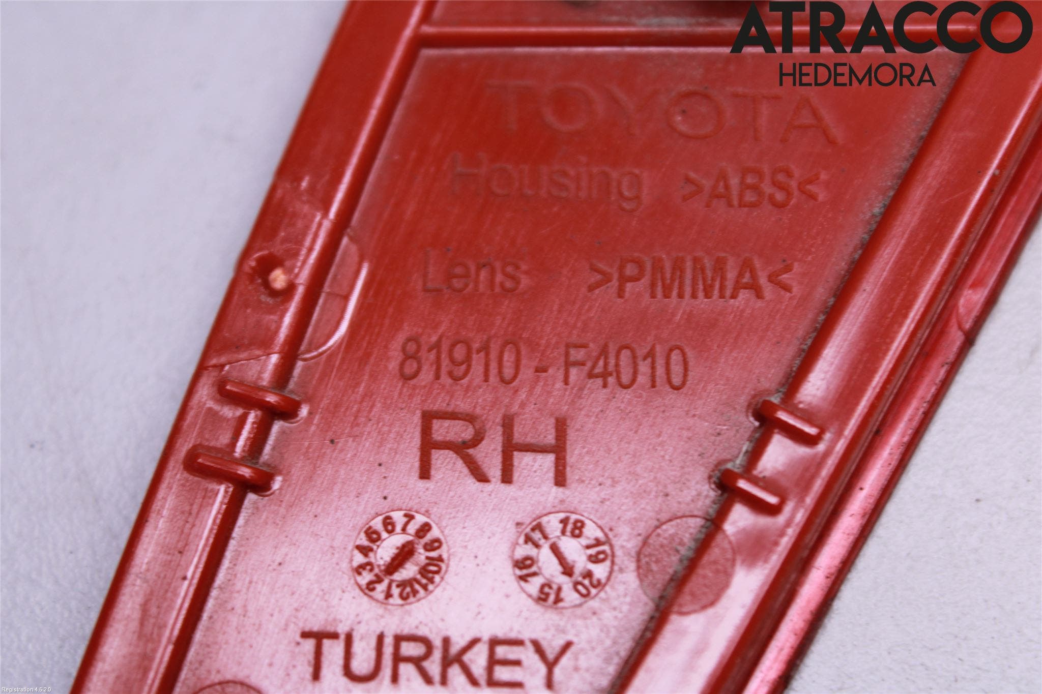 Toyota C-HR 16-23 Dimljus/Reflex Bak