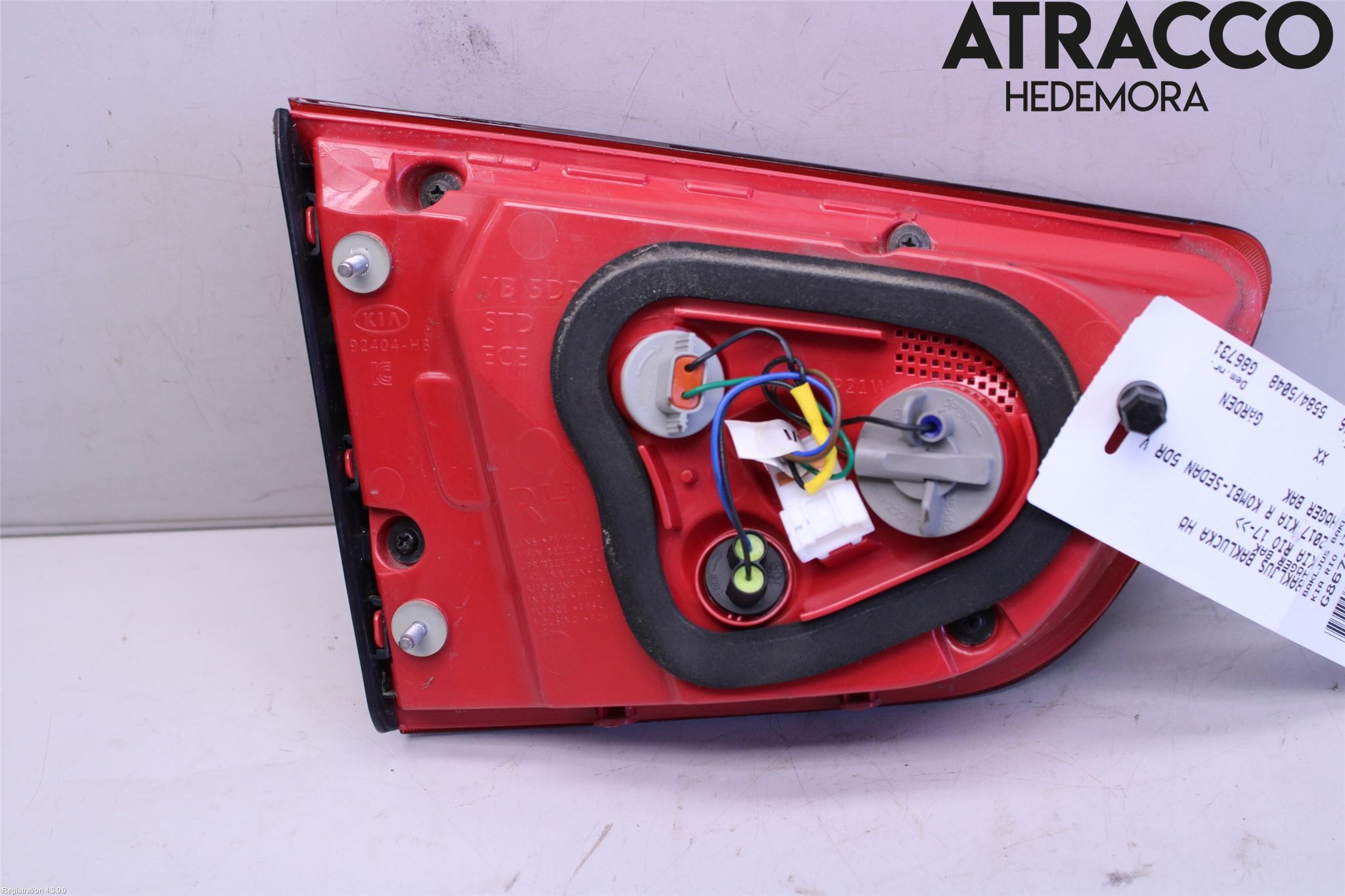 Kia RIO 17- Bakljus Lucka Hö