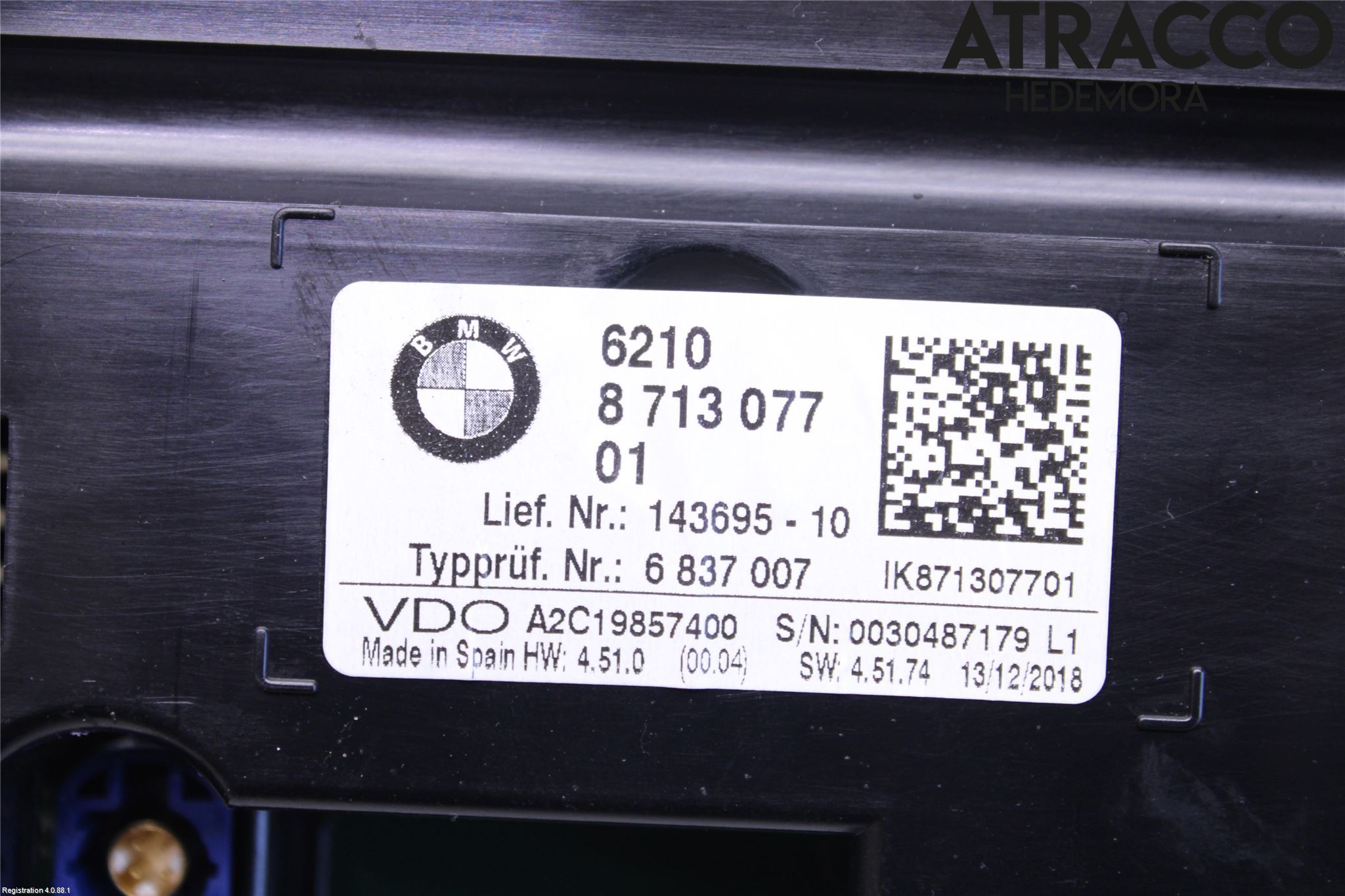 BMW X1 F48 15-22 Instrument Komb