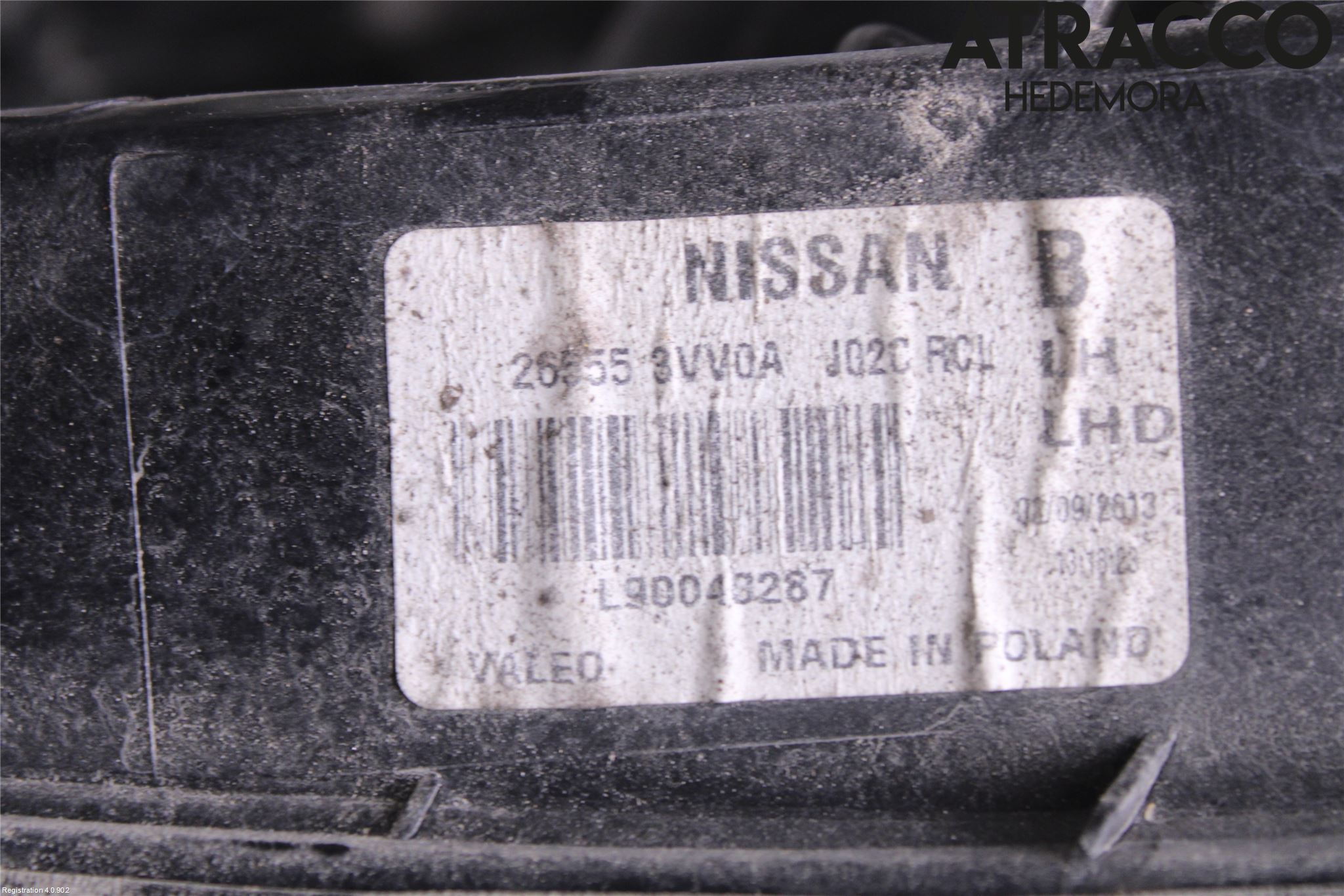 Nissan NOTE E12 14-20 Bakljus Vänster