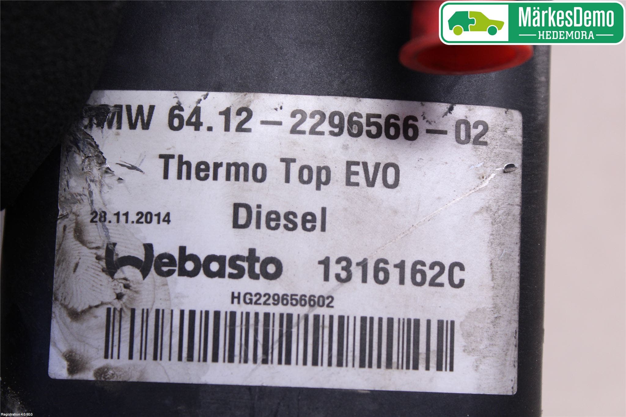 BMW 3 F30/F31/F80 12-19 Dieselvärmare