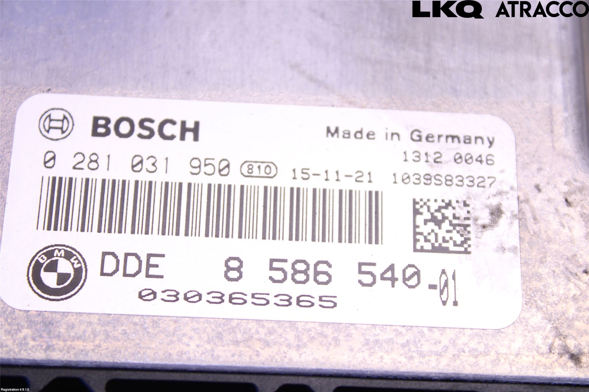 BMW 5 F10/F11/F18 09-17 Styrenhet Inspump Diesel