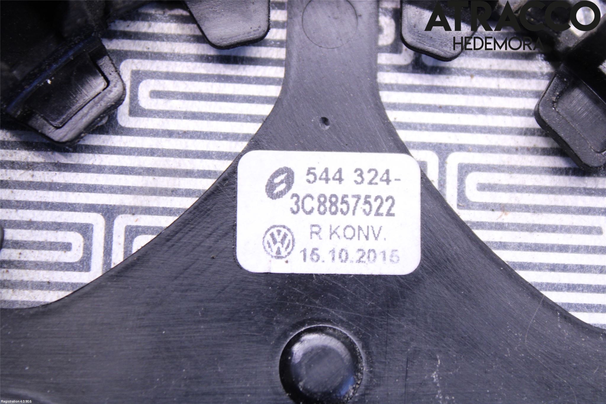 Volkswagen VW PASSAT 11-14 Spegelglas Hö