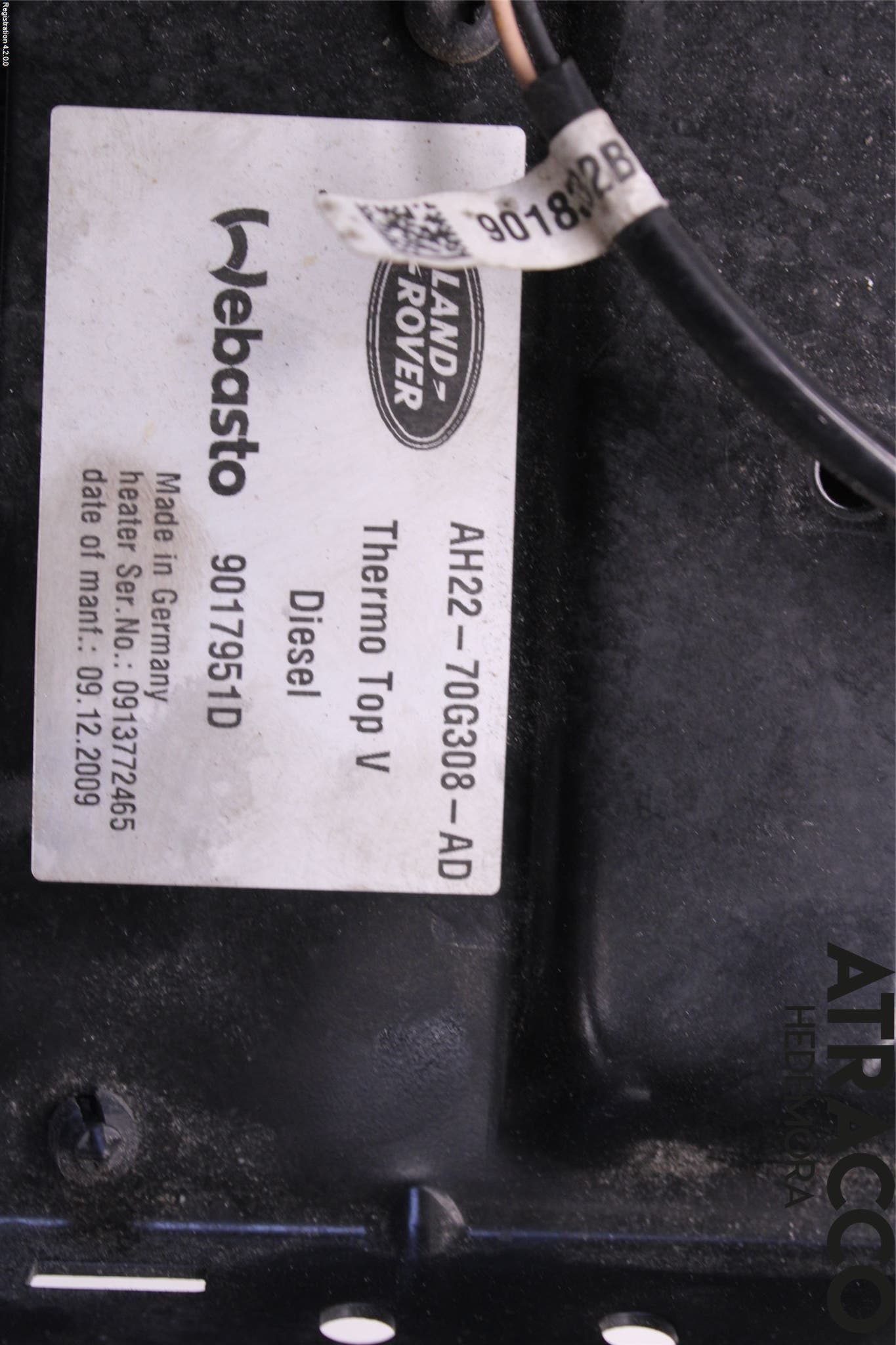 Landrover RANGE ROVER SPORT (L320) 10-13 Dieselvärmare