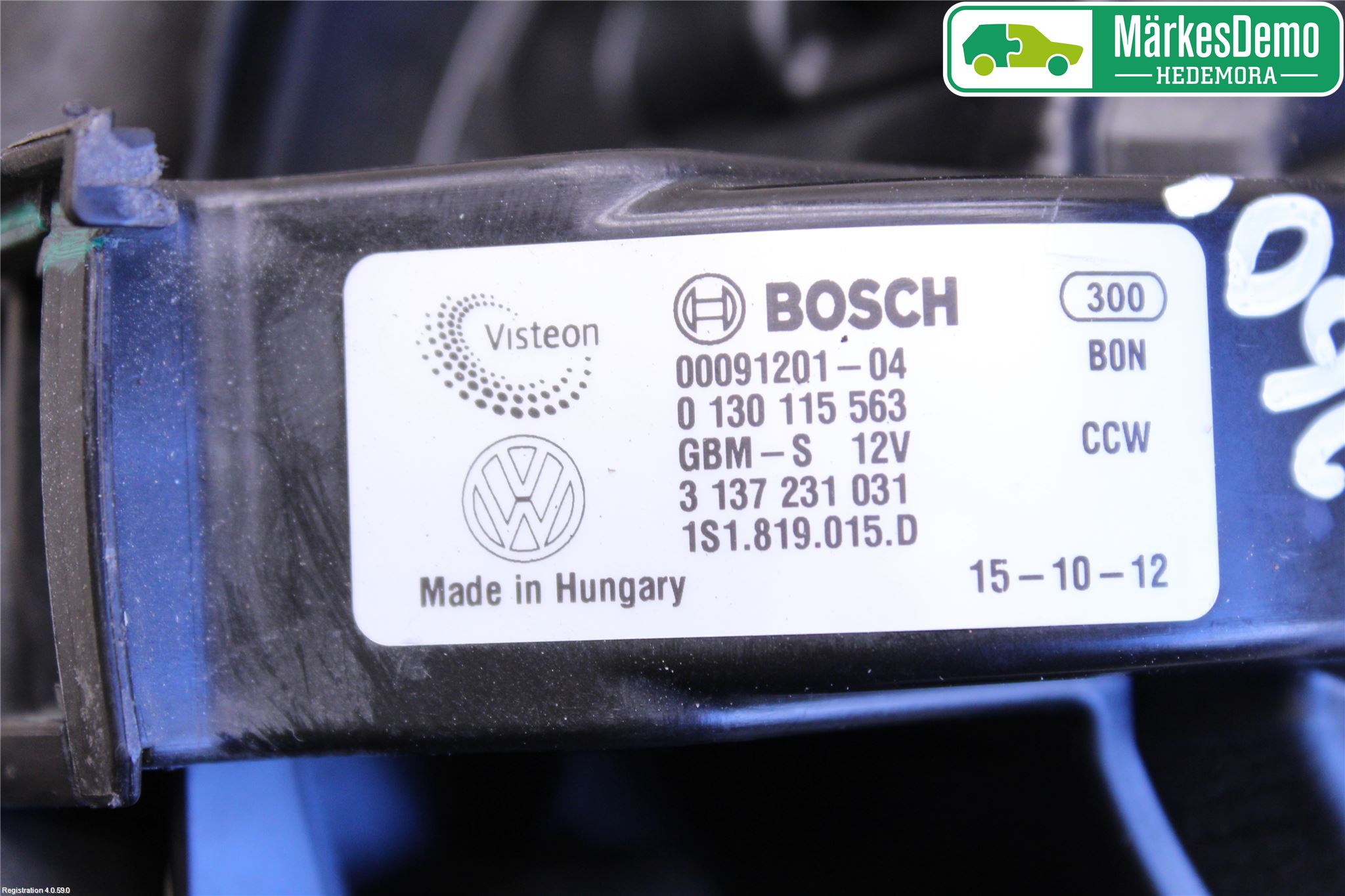 Seat Mii / Mii electric Ac Värmefläkt