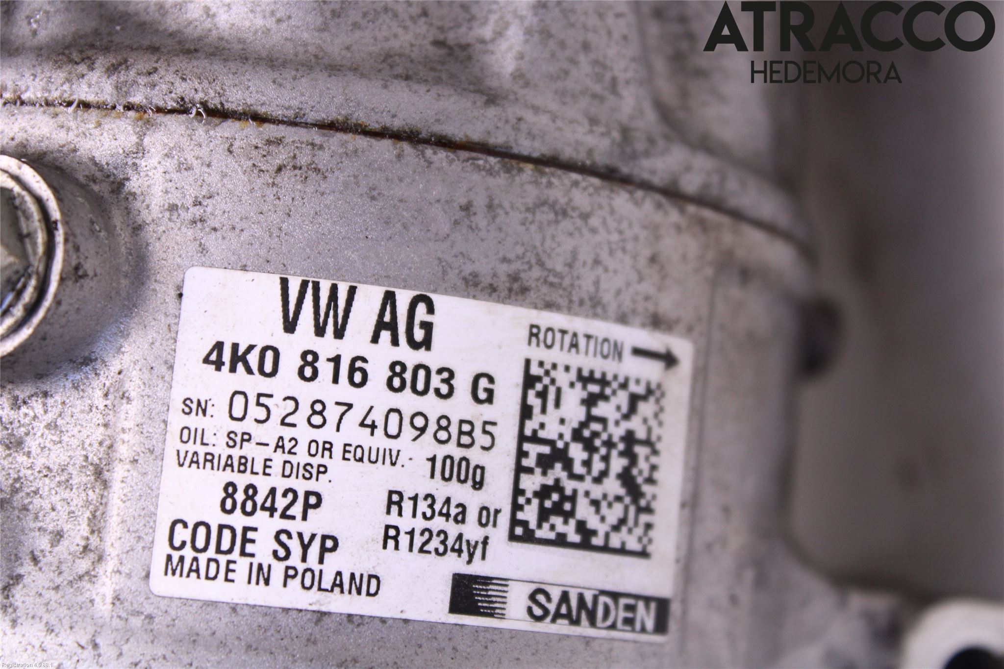 Audi A6 F2/C8 19- Ac Kompressor