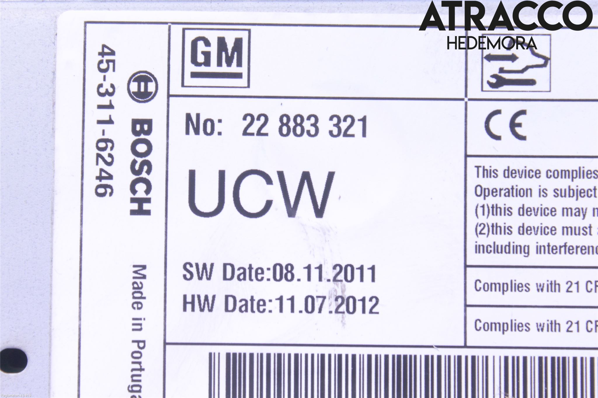 Opel INSIGNIA 09-16 Cd Radio - Multimediapanel