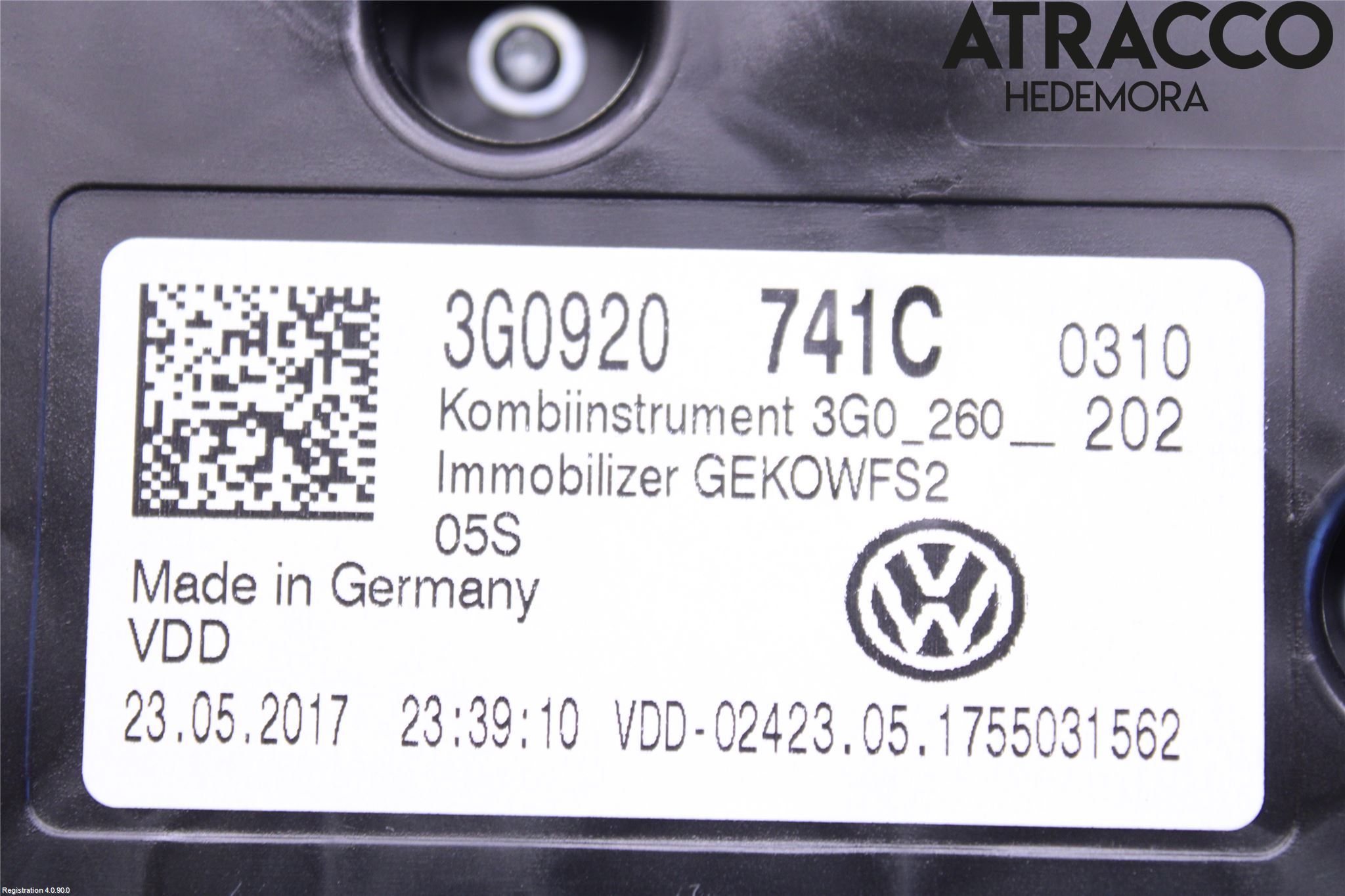 Volkswagen VW PASSAT 15-19 Instrument Komb