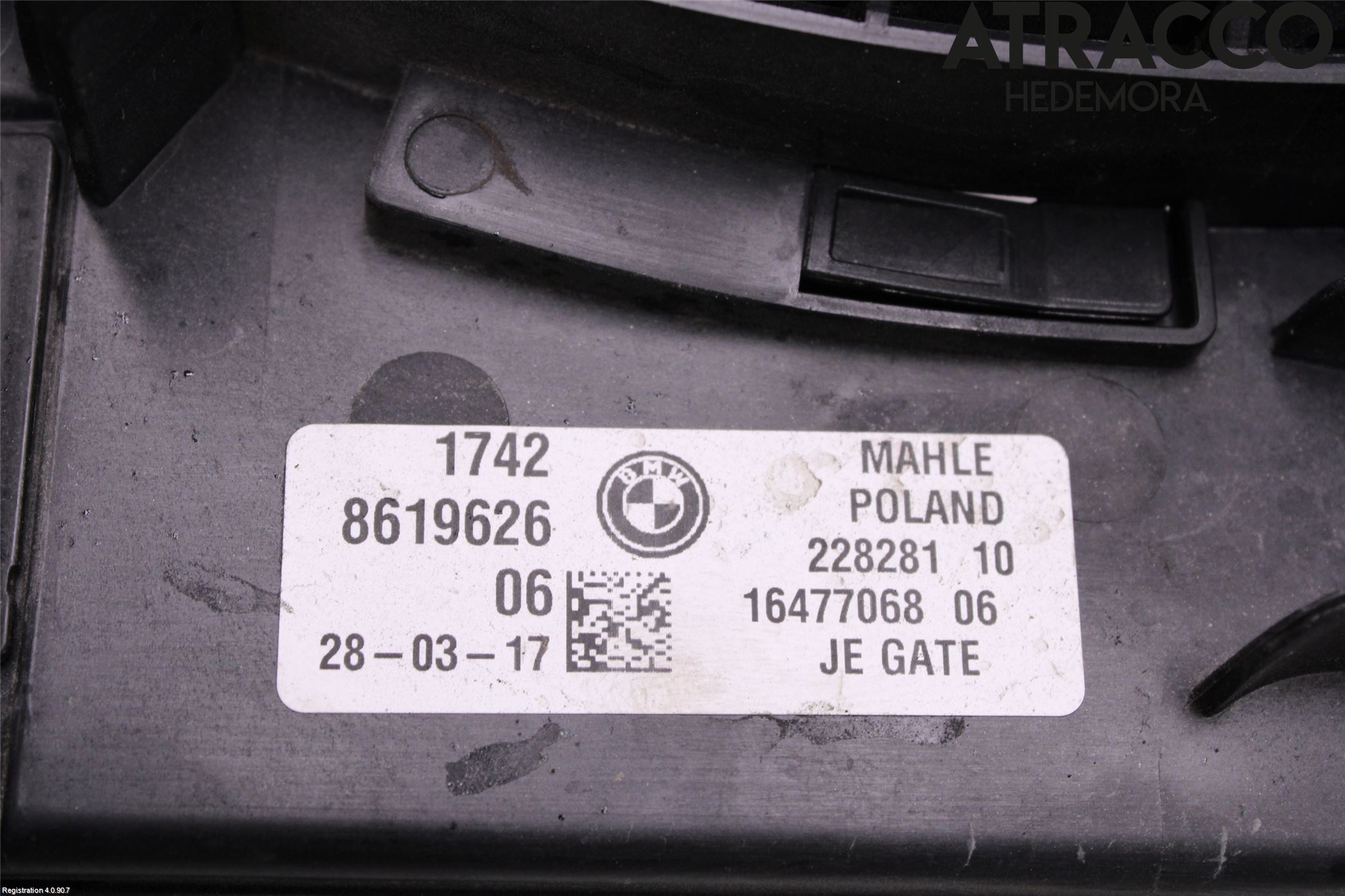 BMW 5 G30/G31/F90 17-23 Kylfläkt El