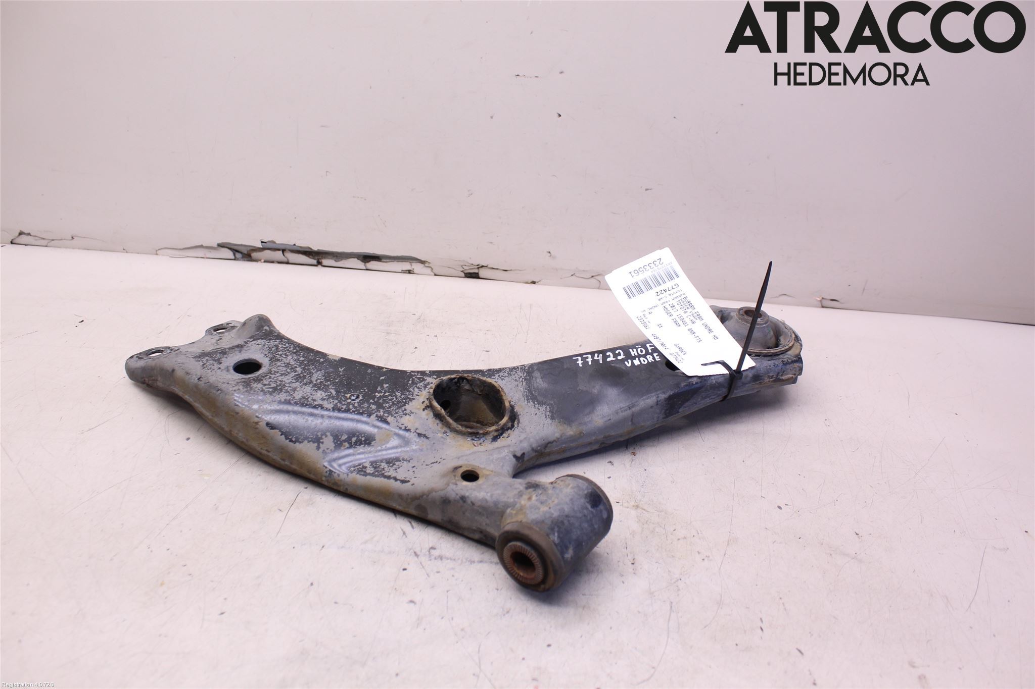 Toyota C-HR 16-23 Bärarm Fram Undre Hö