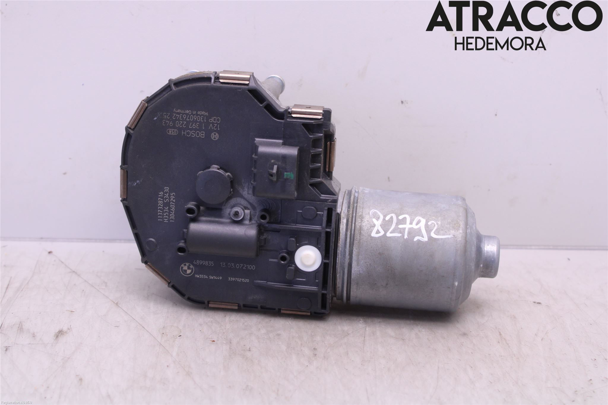 BMW 5 F10/F11/F18 09-17 Torkarmotor Vindruta