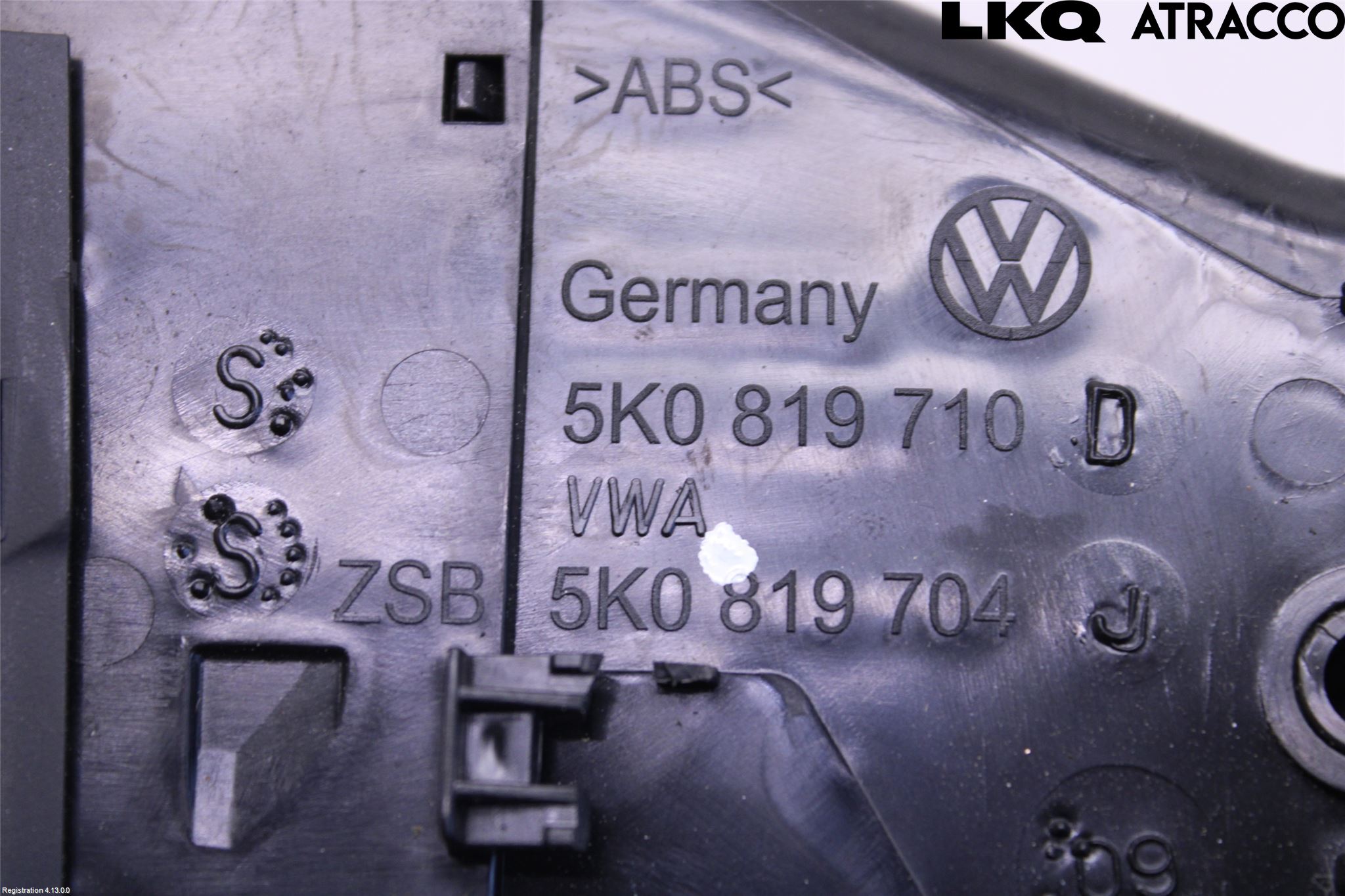 Volkswagen VW GOLF VI 09-13 Defrosterkanal-Munstycke