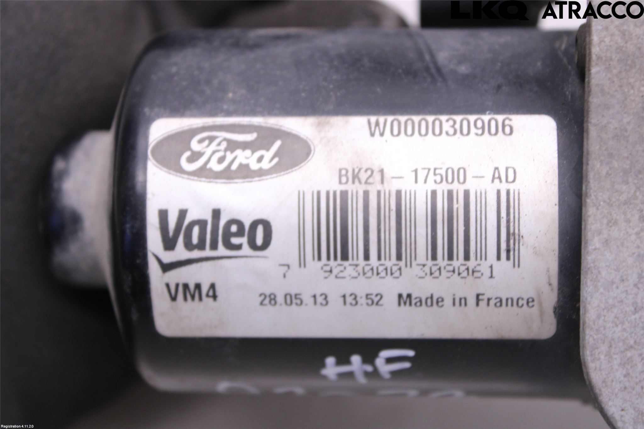 Ford TRANSIT SKÅP/BUSS 14-22 Torkarmotor Vindruta