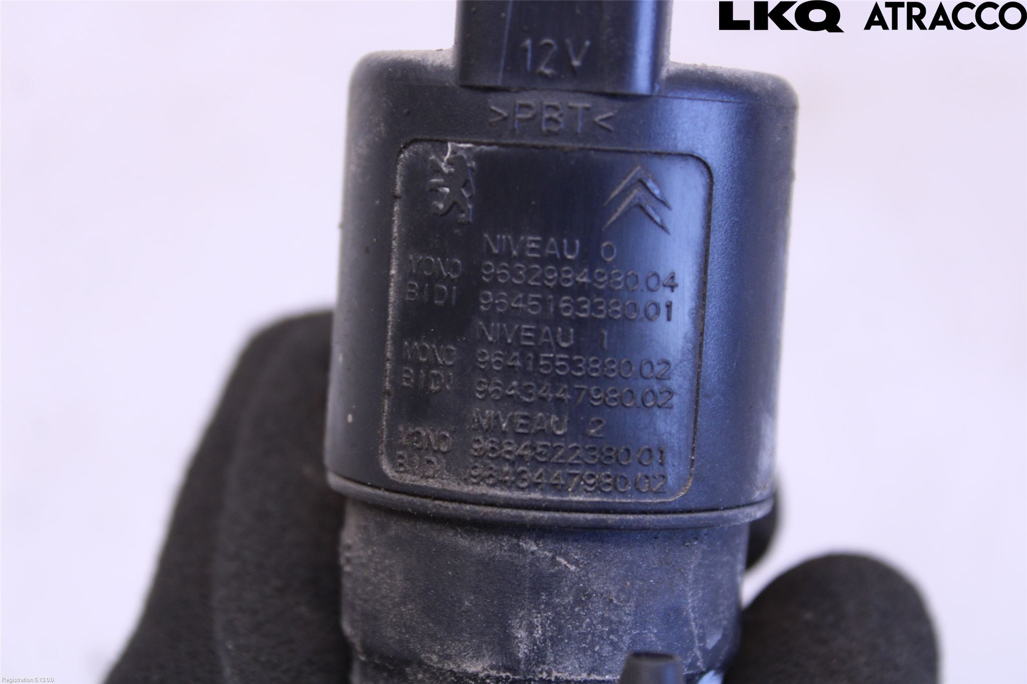 Toyota PROACE I 13-16 Spolarpump Vindruta