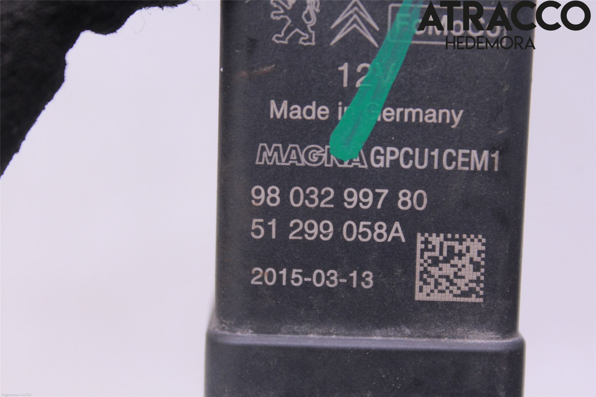 Peugeot 308 14-21 Relä Glödning Diesel