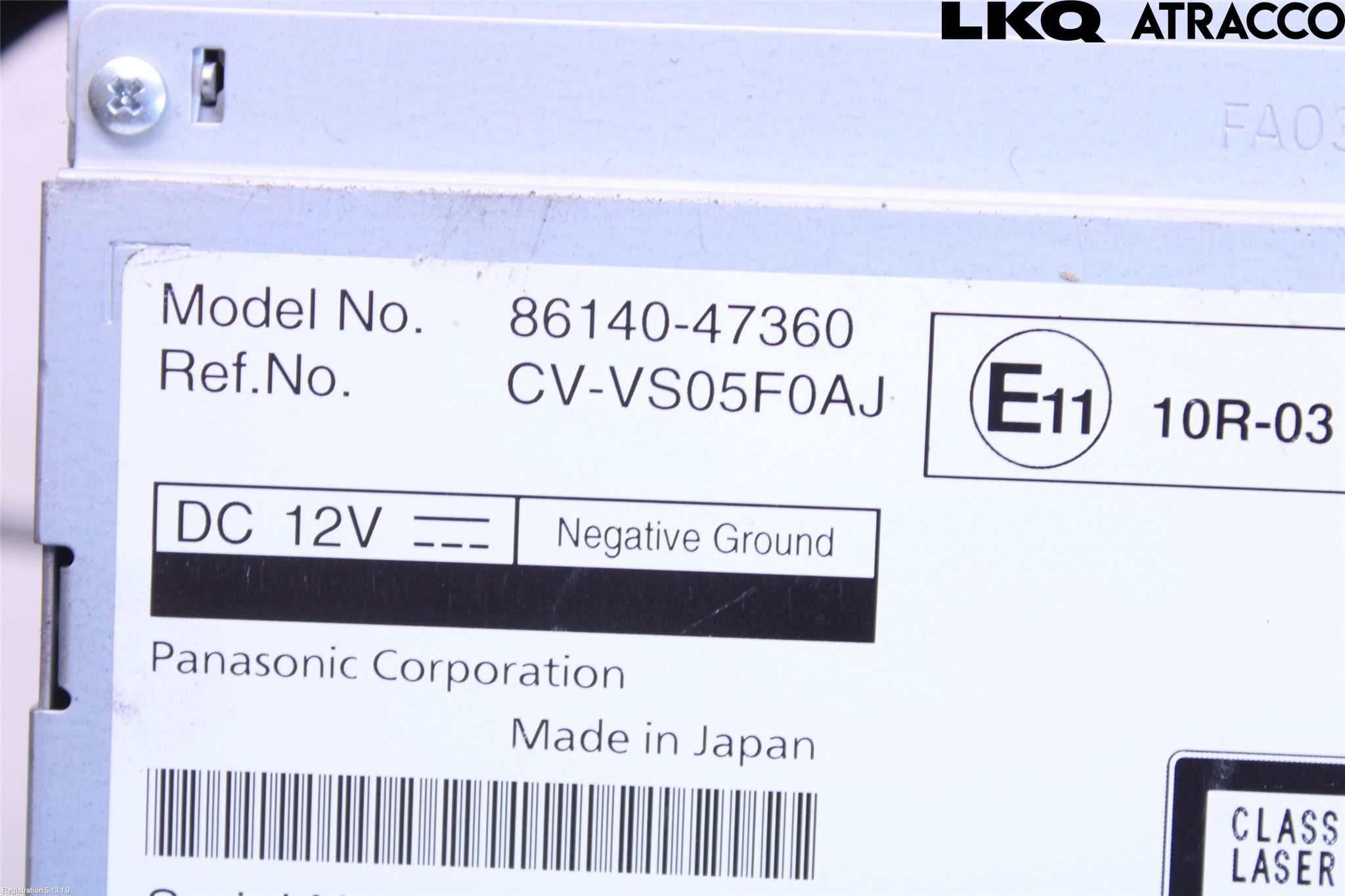 Toyota PRIUS (ZVW50) 16-21 Cd Radio - Multimediapanel