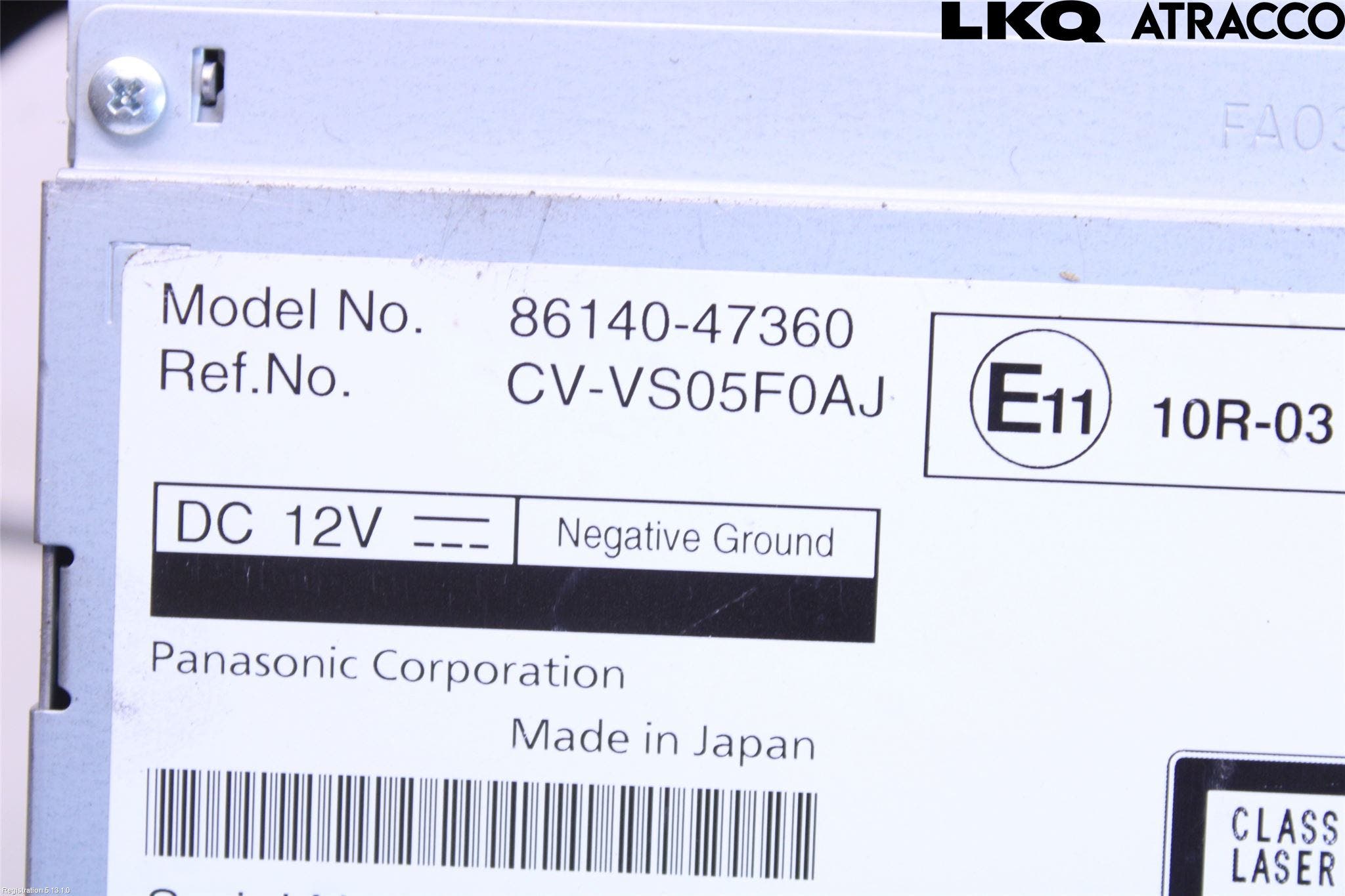 Toyota PRIUS (ZVW50) 16-21 Cd Radio - Multimediapanel