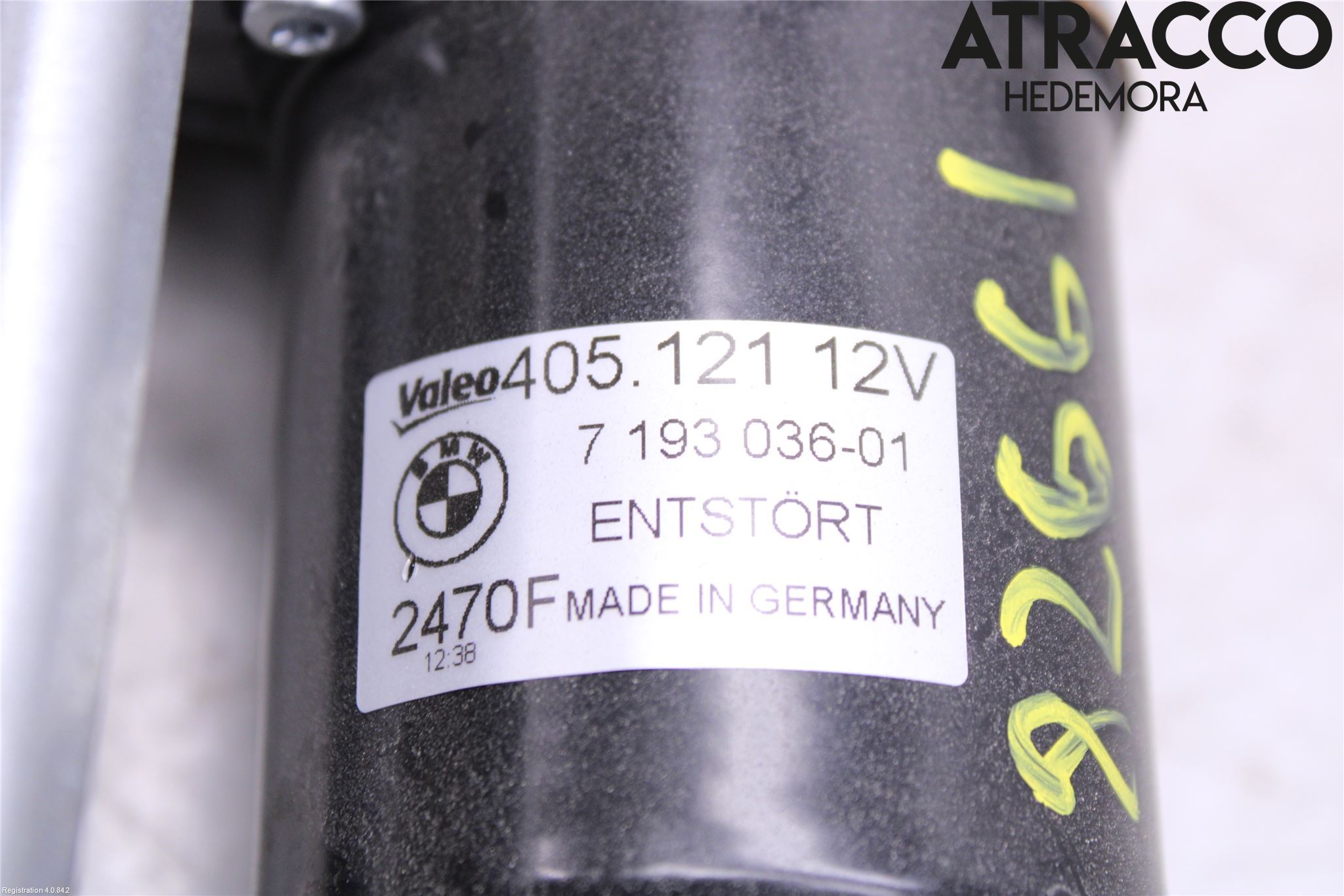 BMW 1 E87/81 5D/3D 03-11 Torkarmotor Vindruta