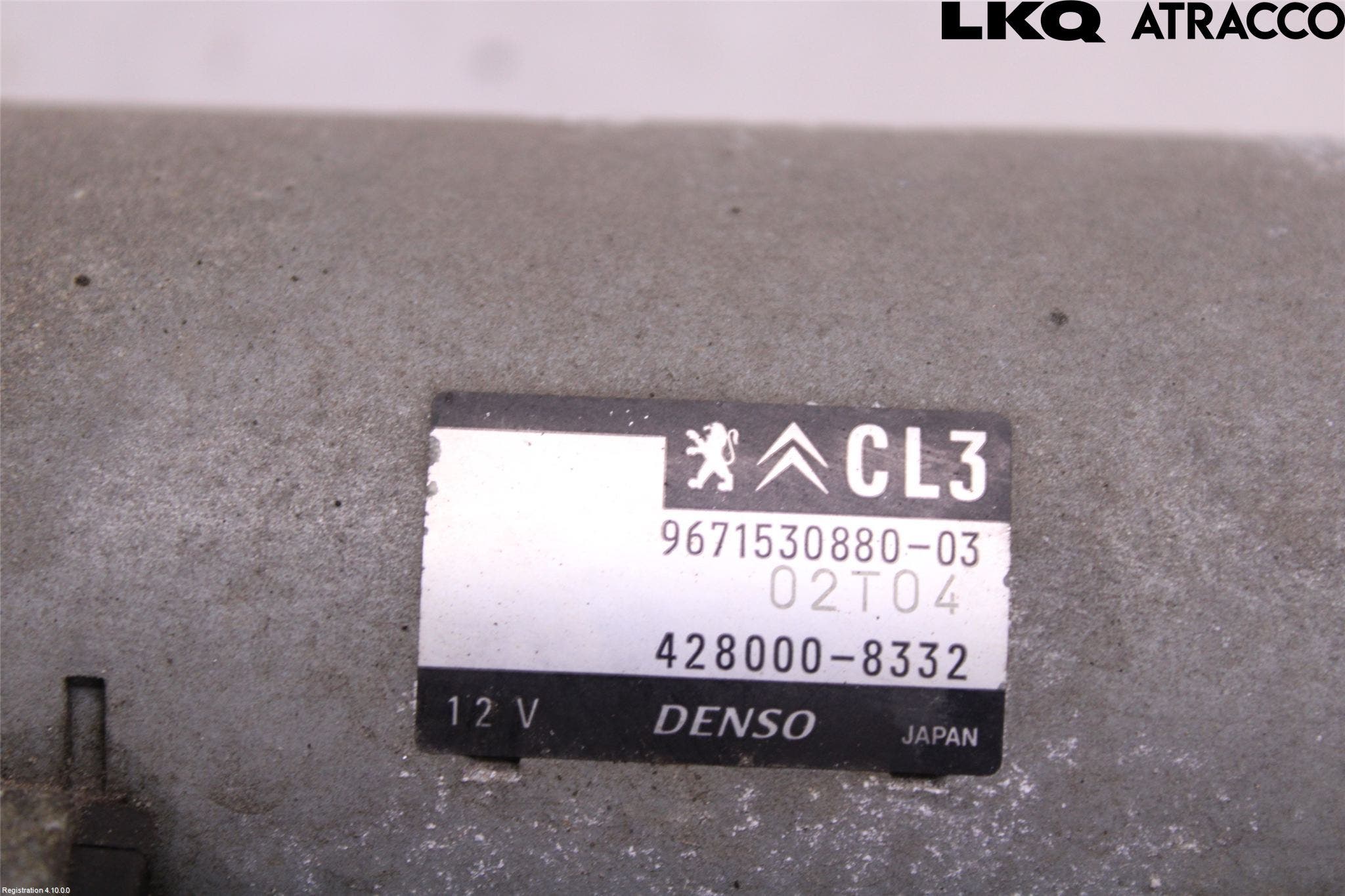 Citroen C4 CACTUS 14-20 Startmotor