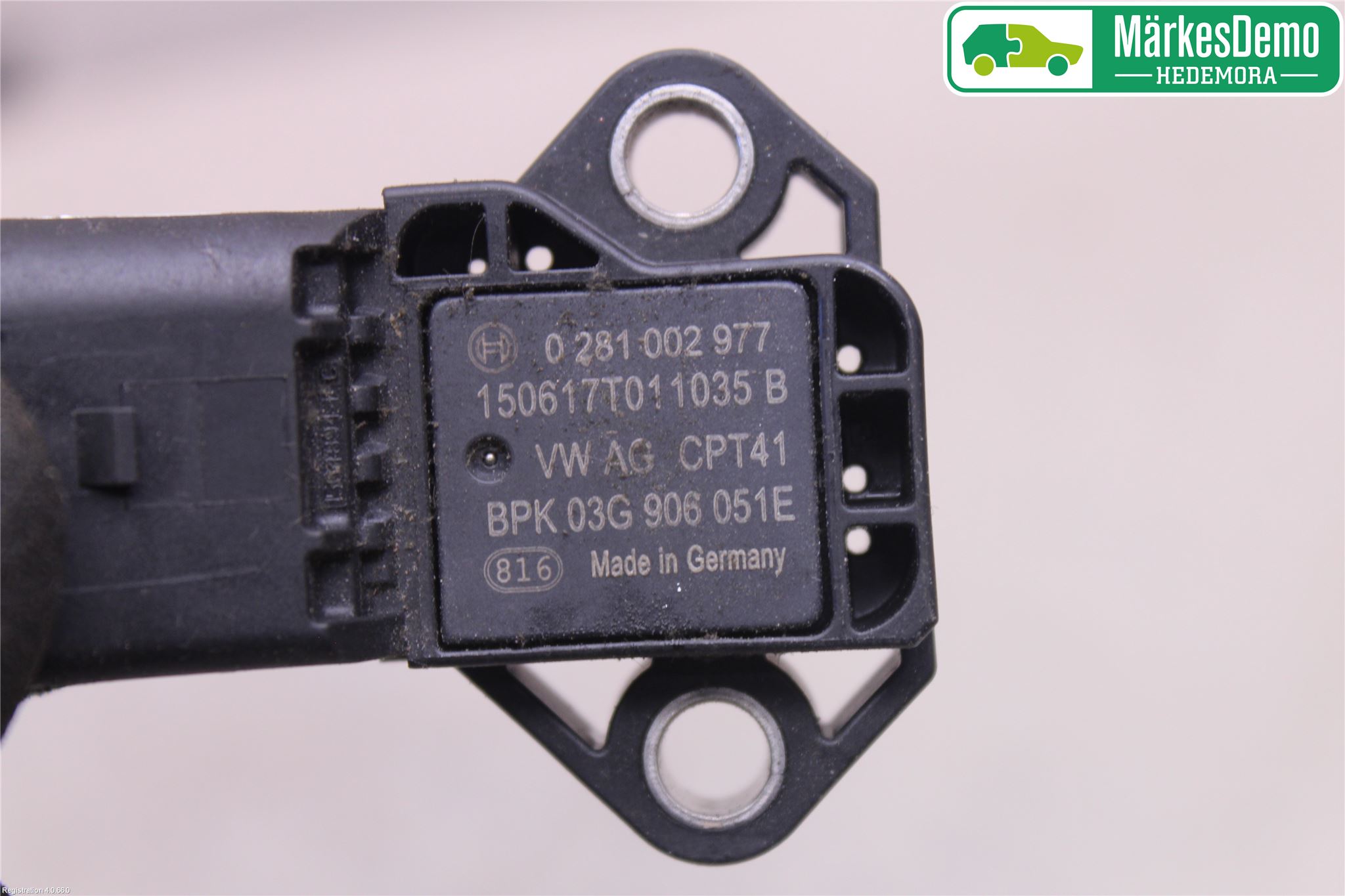 Volkswagen VW GOLF / E-GOLF VII 13-20 Injmappsensor