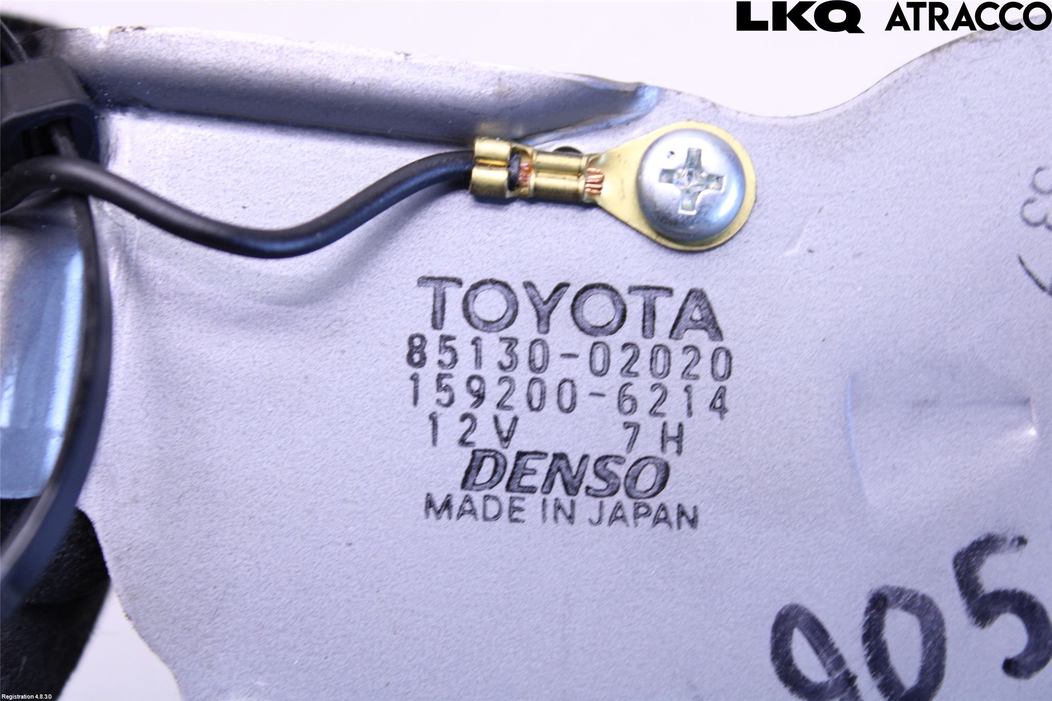 Toyota COROLLA 02-07 Torkarmotor Baklucka