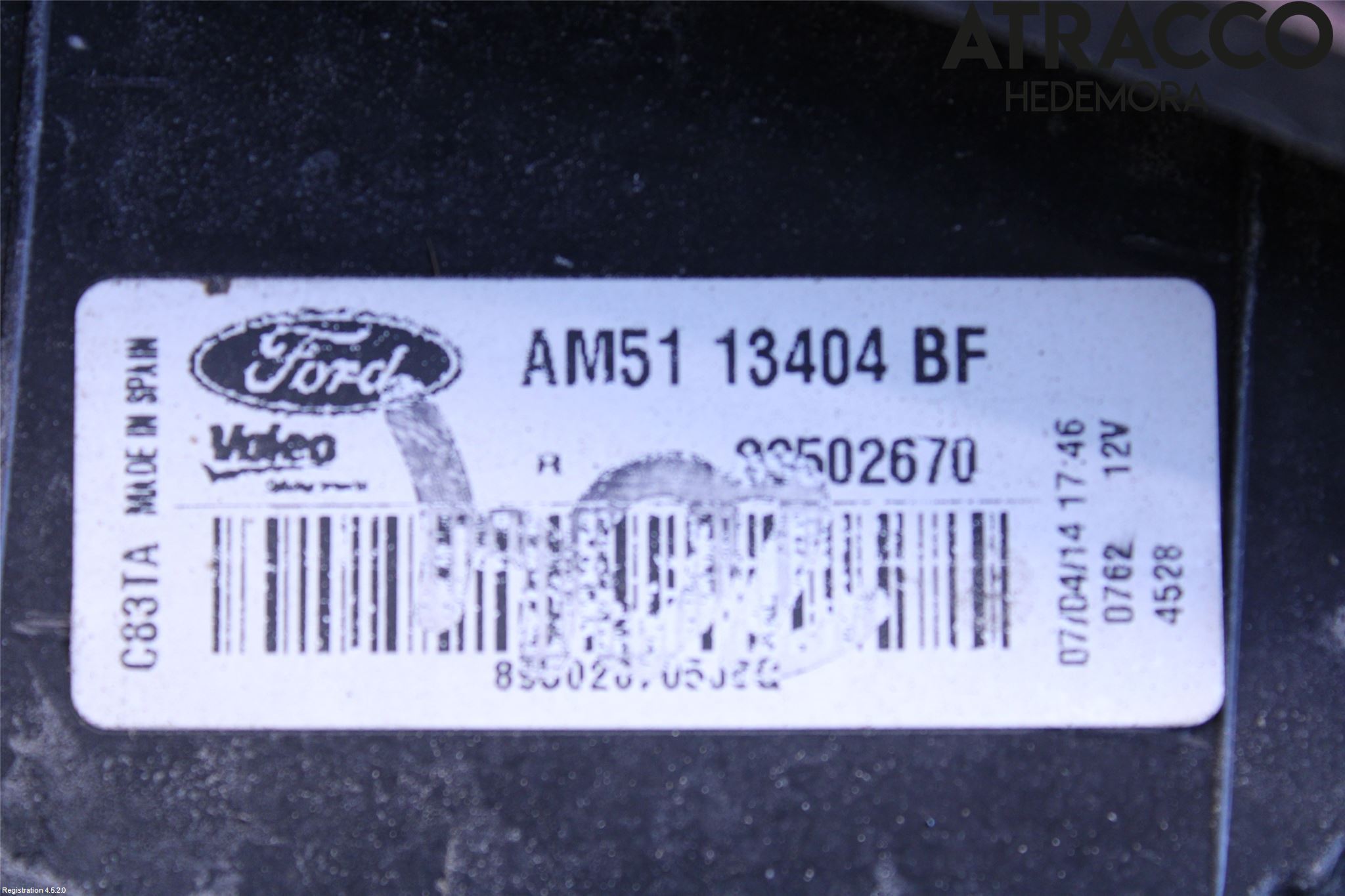 Ford C-MAX II  11-14 Bakljus Höger