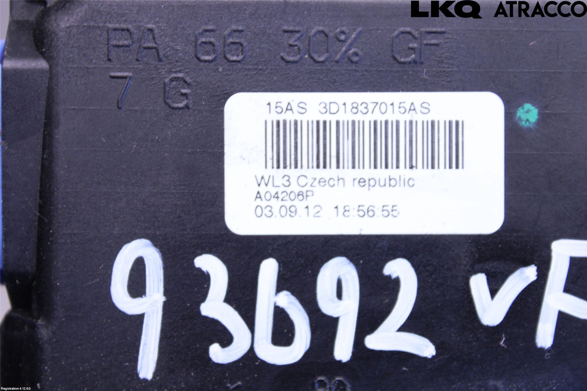 Volkswagen VW CADDY 11-15 Låskista-Dörrlås