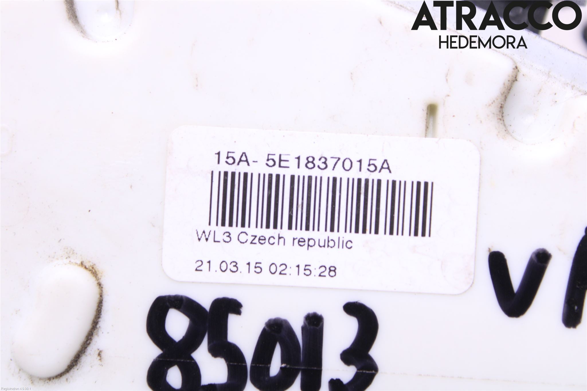 Skoda YETI Låskista-Dörrlås