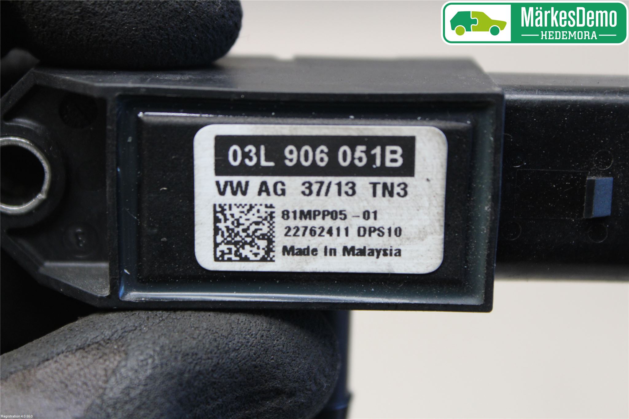 Volkswagen VW GOLF / E-GOLF VII 13-20 Givare Temp-Tryck Avgas