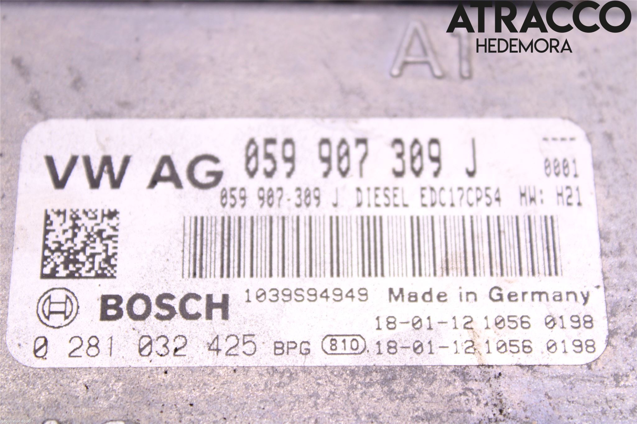 Volkswagen VW AMAROK 2H 10-22 Styrenhet Inspump Diesel