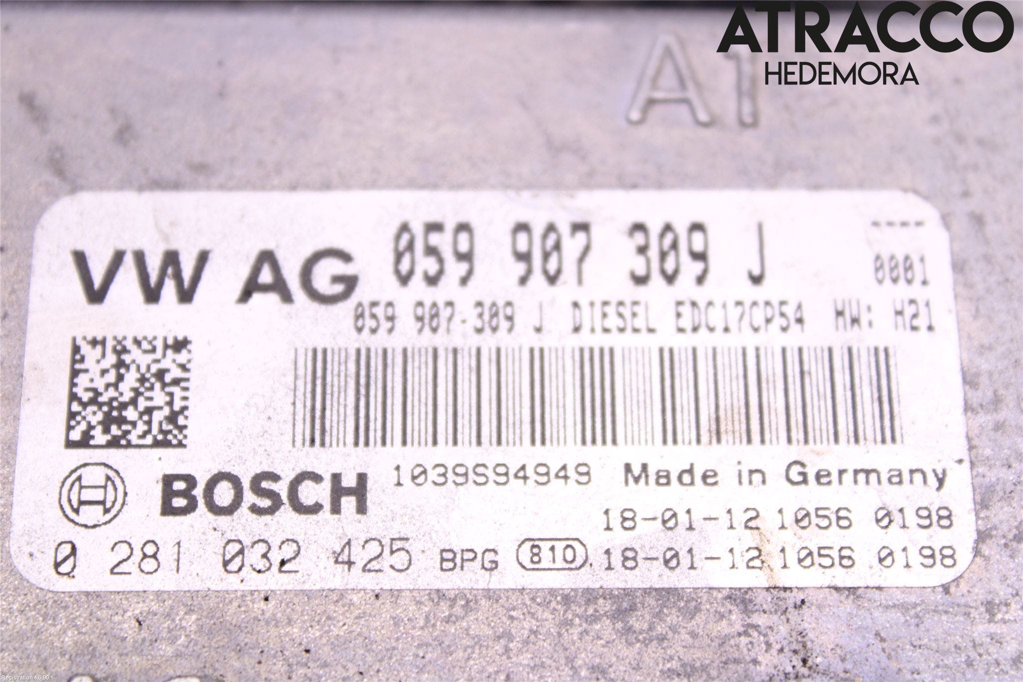 Volkswagen VW AMAROK 2H 10-22 Styrenhet Inspump Diesel