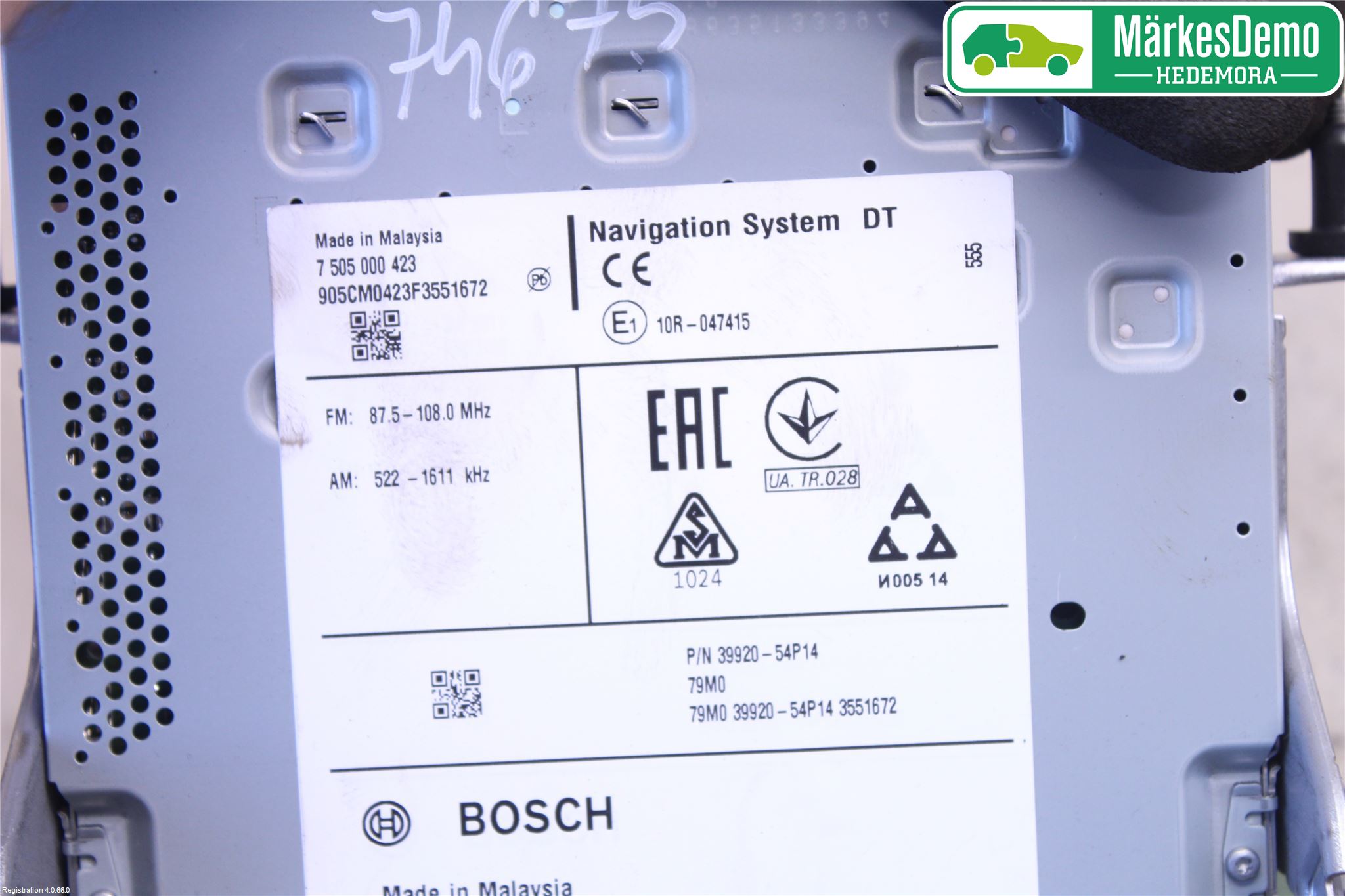 Suzuki VITARA 15- Cd Radio - Multimediapanel